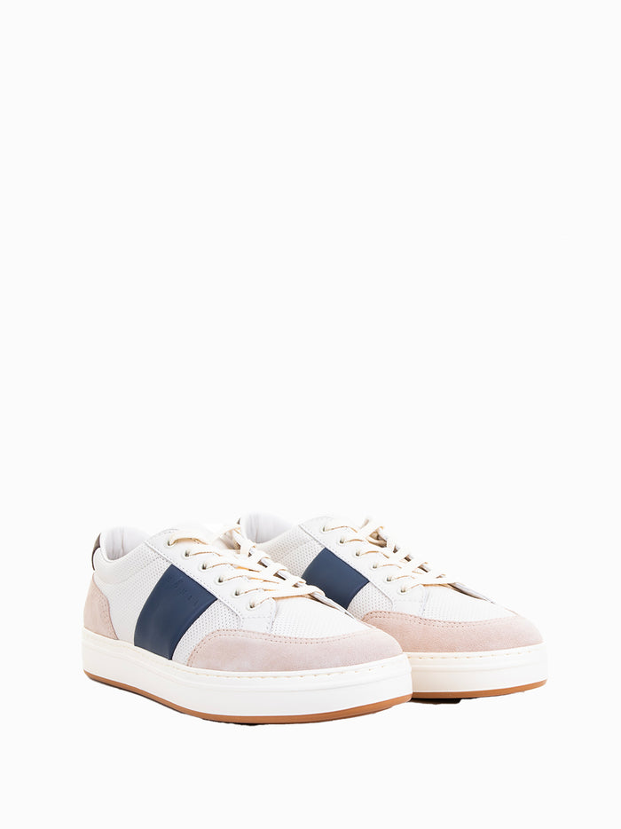 Hogan Sneakers Bianco Beige Blu Leather