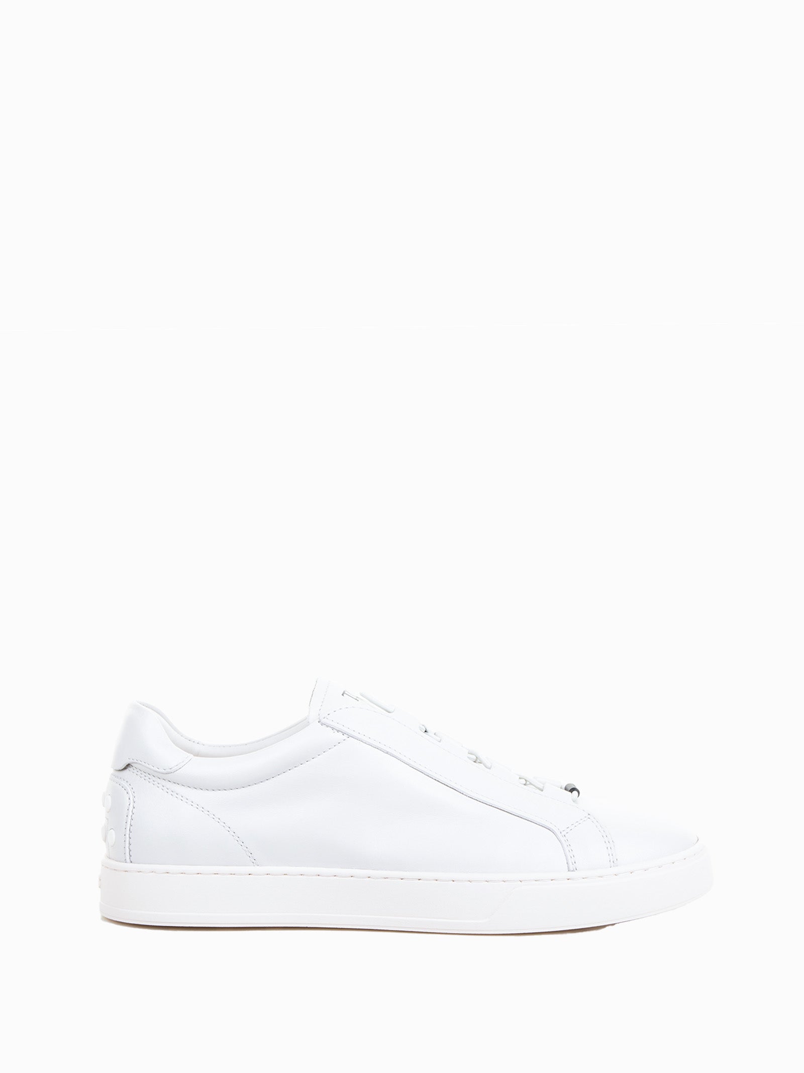 Tods Sneakers Bianco Latte Leather