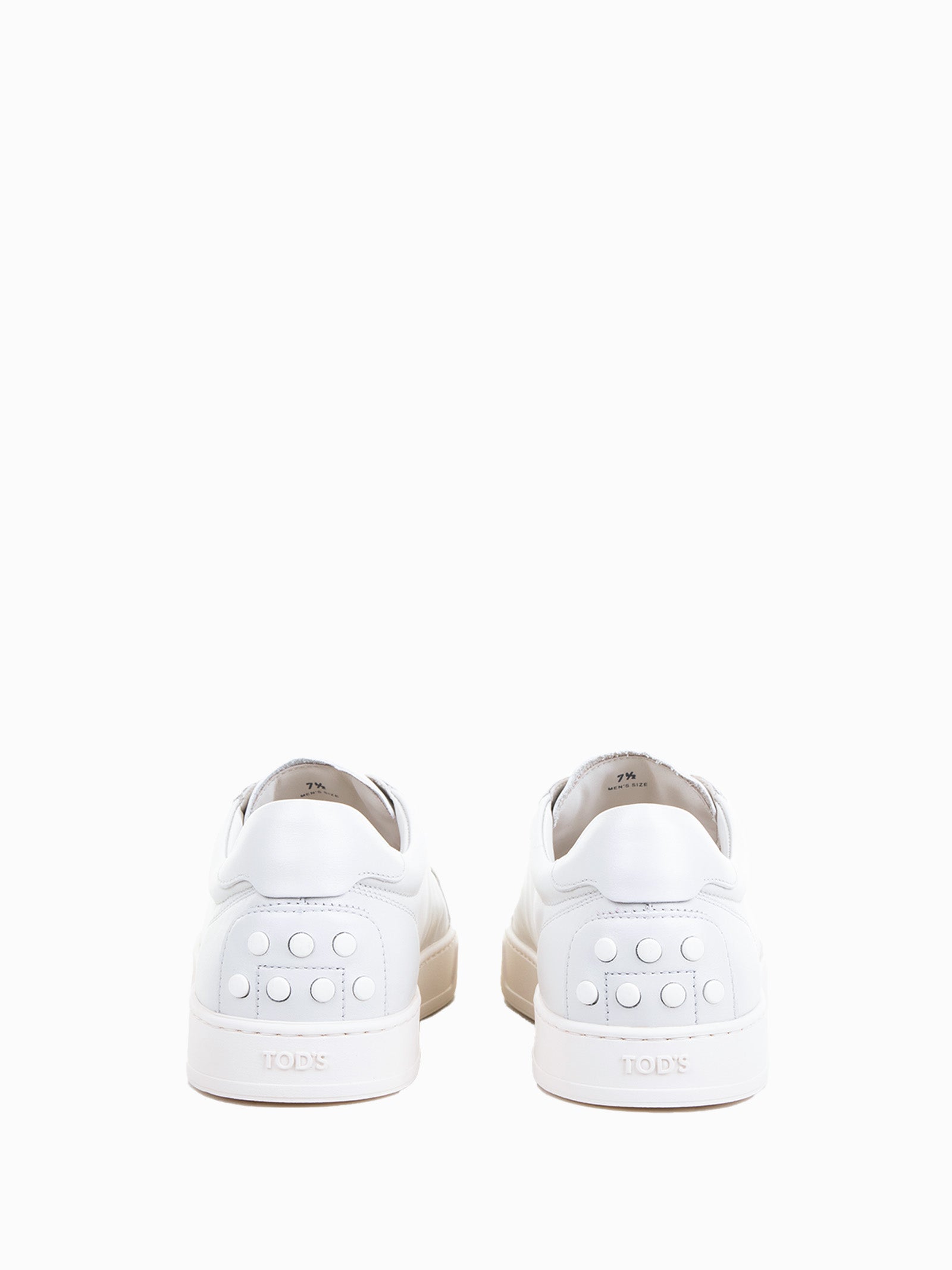 Tods Sneakers Bianco Latte Leather
