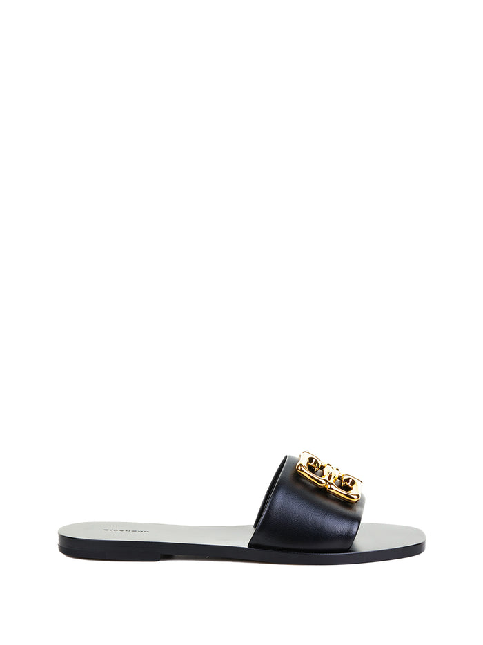 Givenchy Sandals Black Lamb Leather