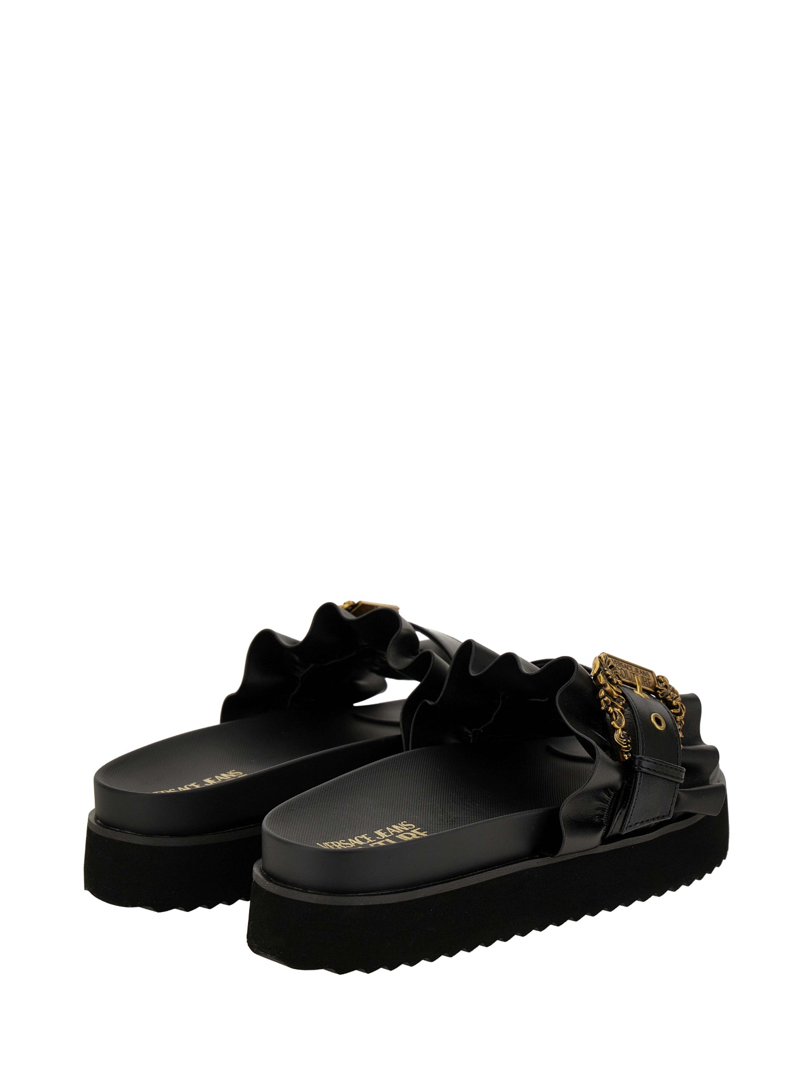 VERSACE JEANS COUTURE Sandals Black