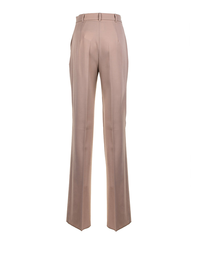 Max Mara Studio Trousers Sand Wool