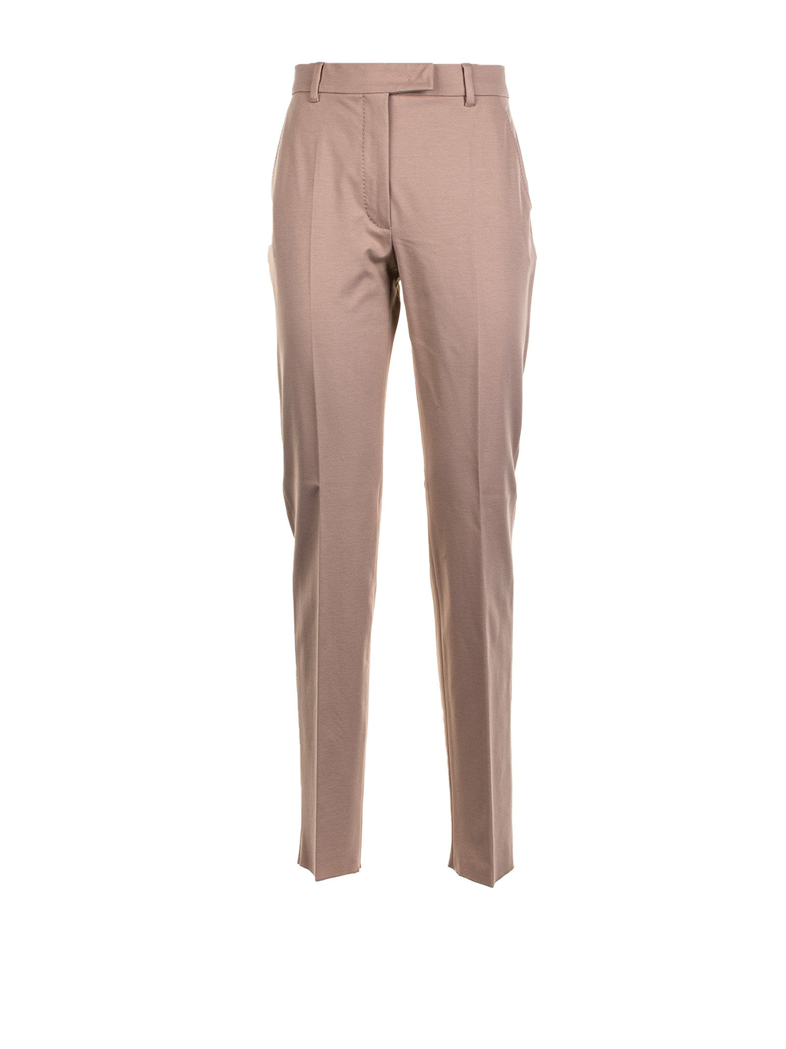 Max Mara Studio Trousers Sand Viscosa Polyamide Elastan