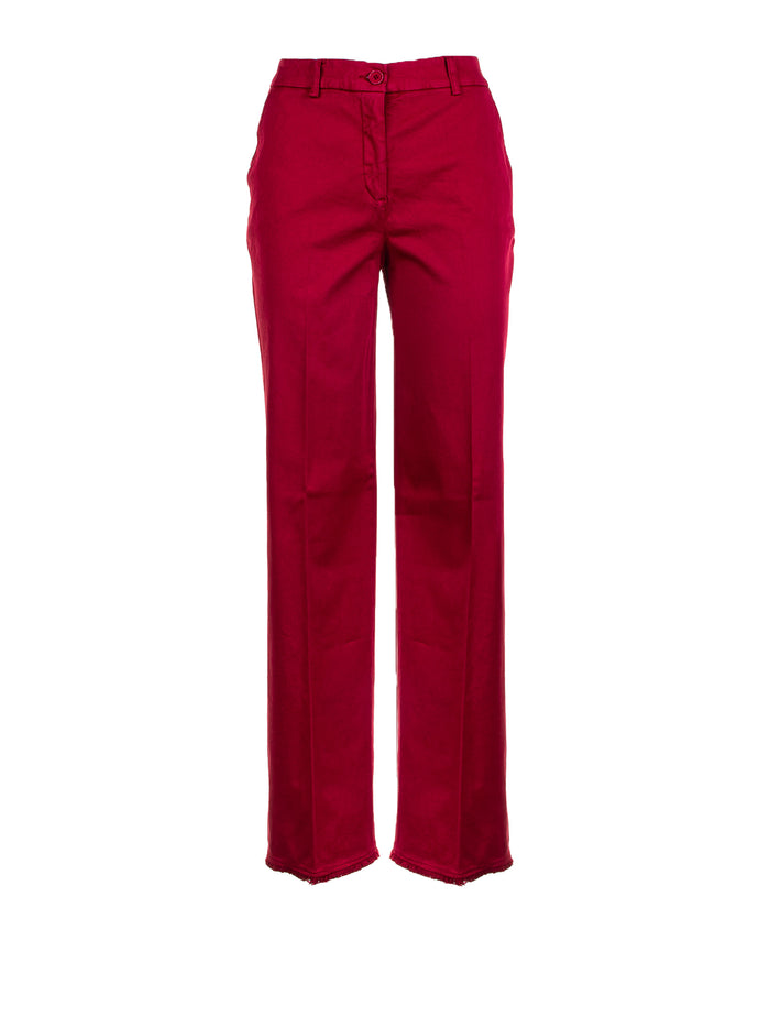Via Masini 80 Trousers Lampone Co Em Ea