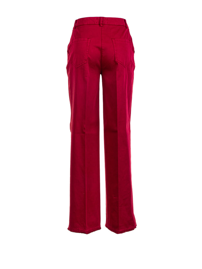 Via Masini 80 Trousers Lampone Co Em Ea