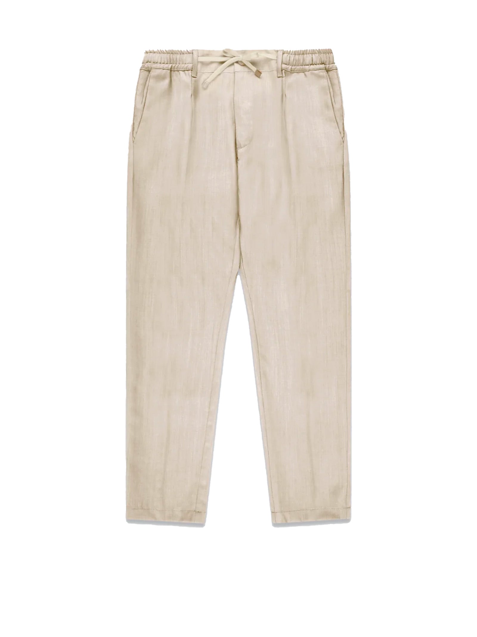 Cruna Trousers Beige Linen