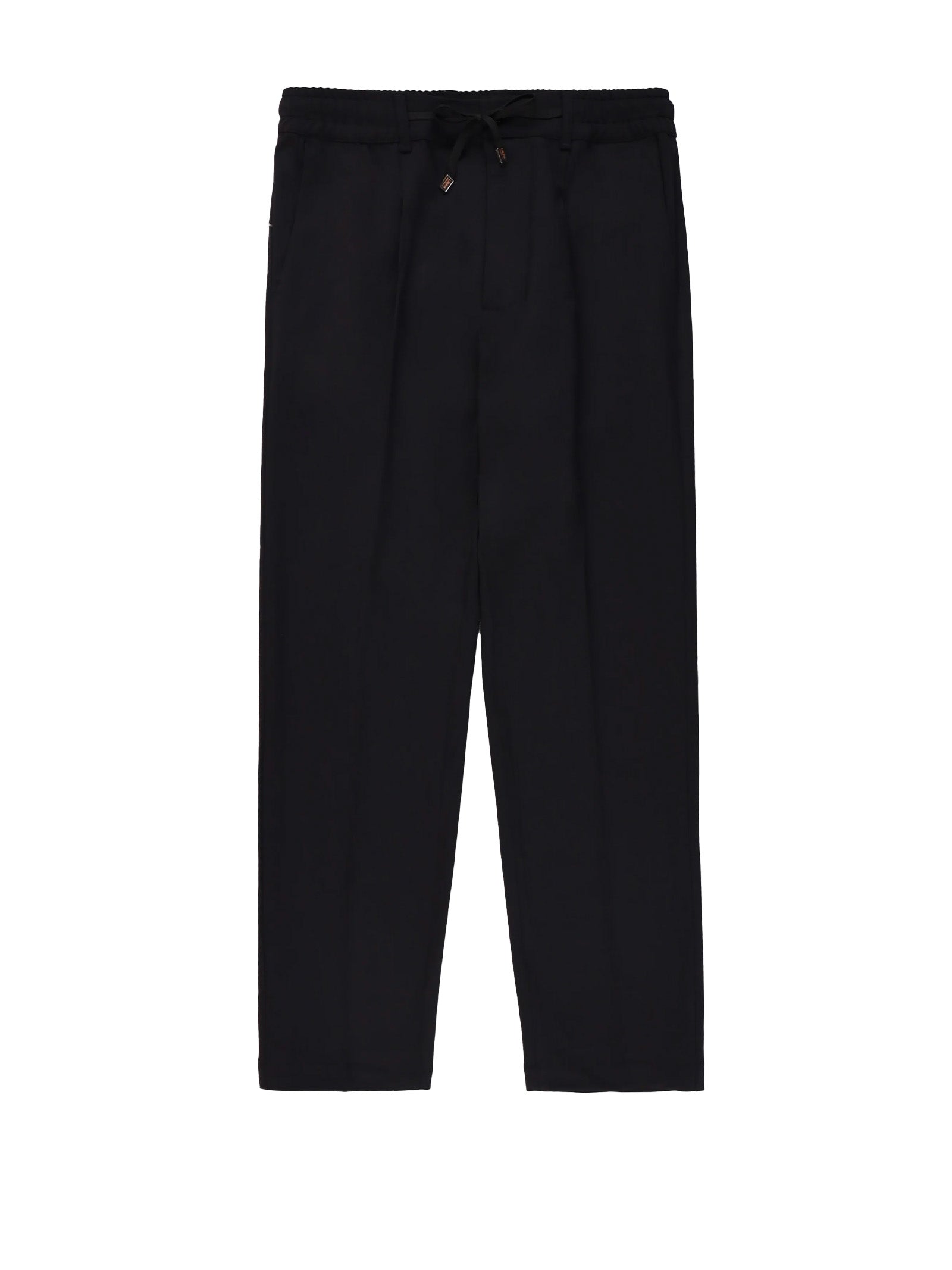 Cruna Trousers Black Lana Vergine