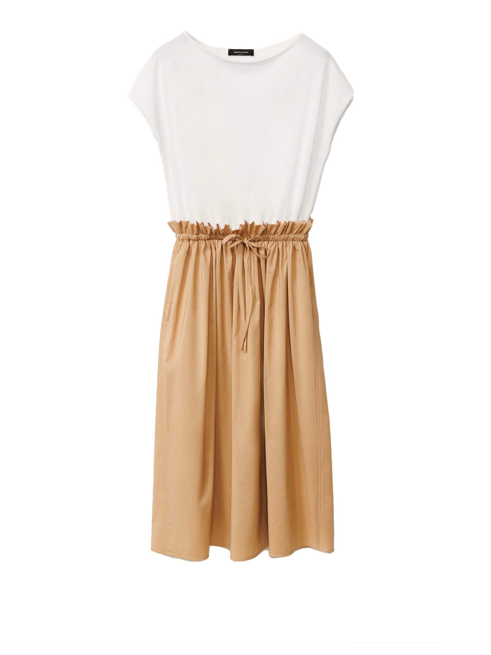 Fabiana Filippi Dresses Bianco Ottico/sabbia
