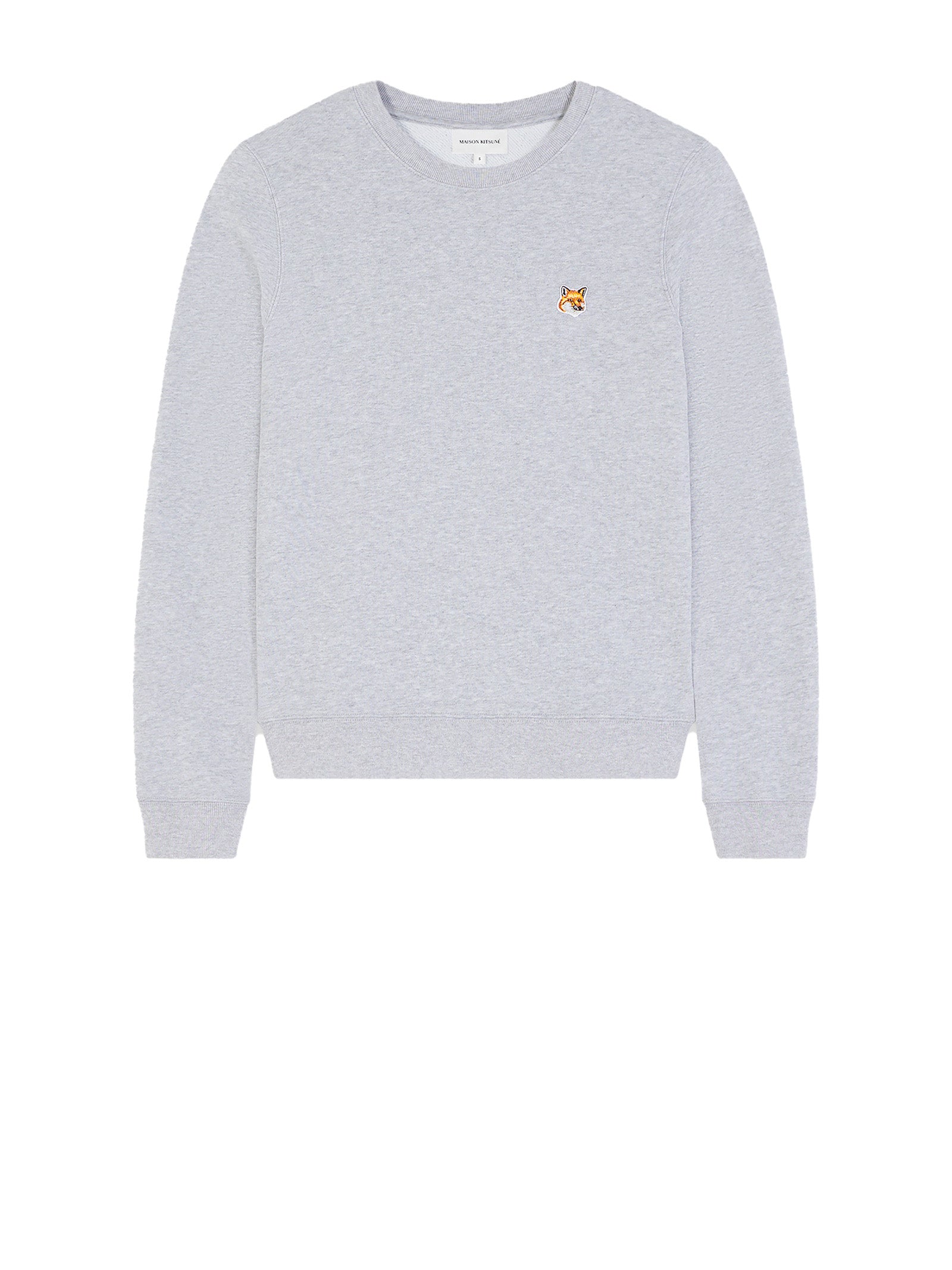 Maison Kitsune Sweaters Light Grey Melange