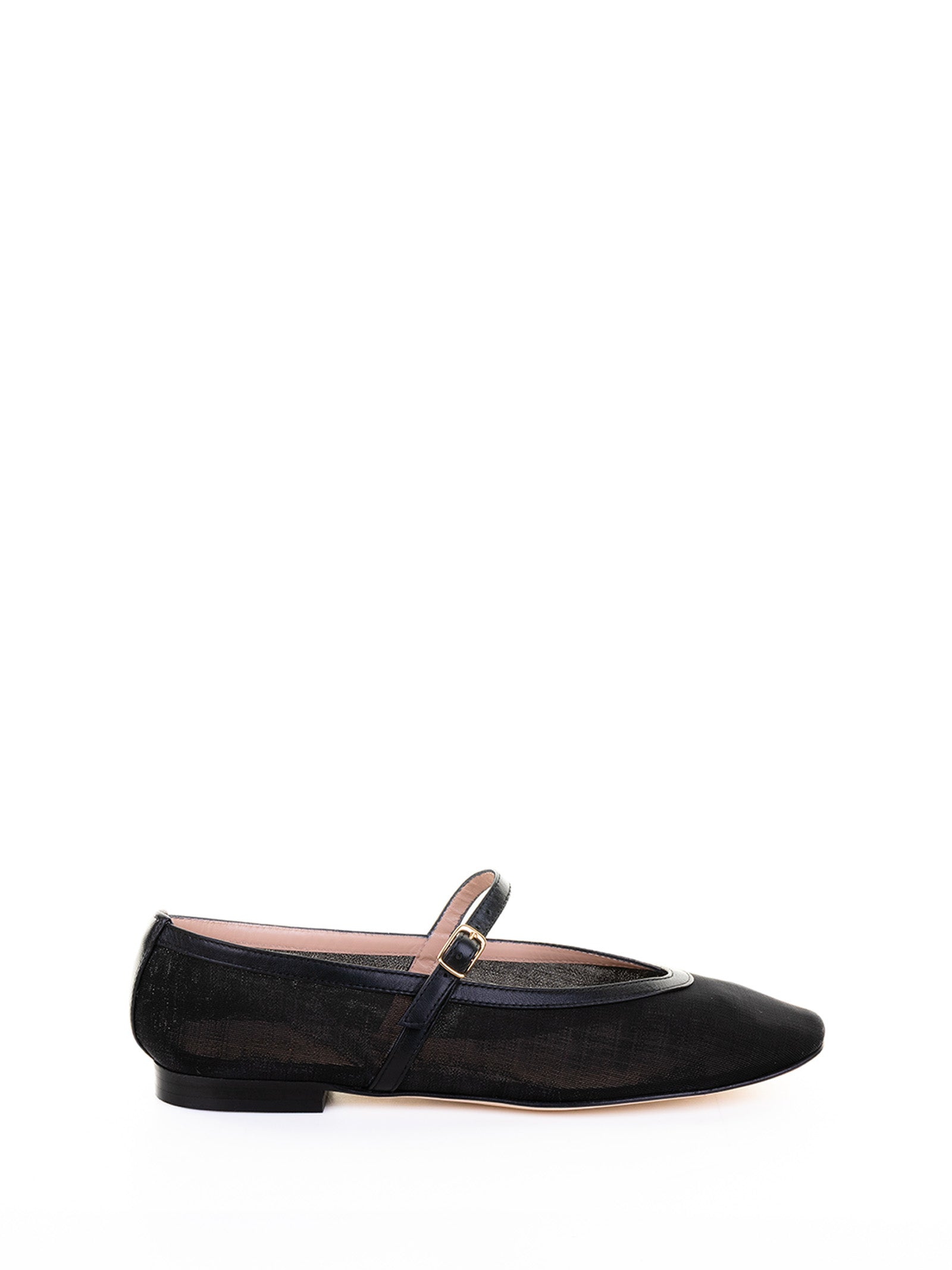 Status Flat shoes Black Mesh Upper