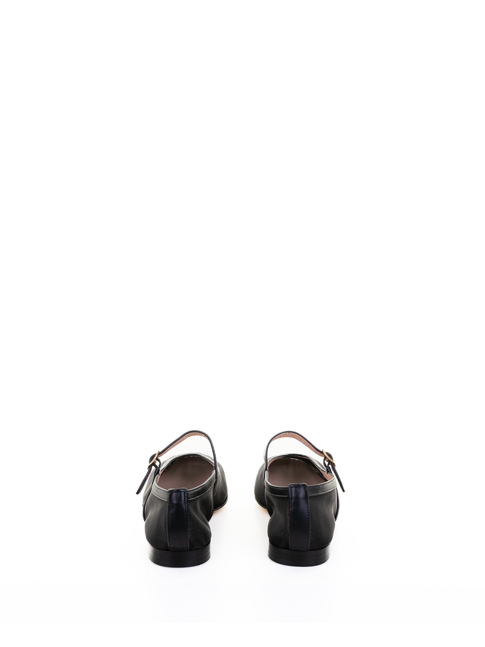 Status Flat shoes Black Mesh Upper