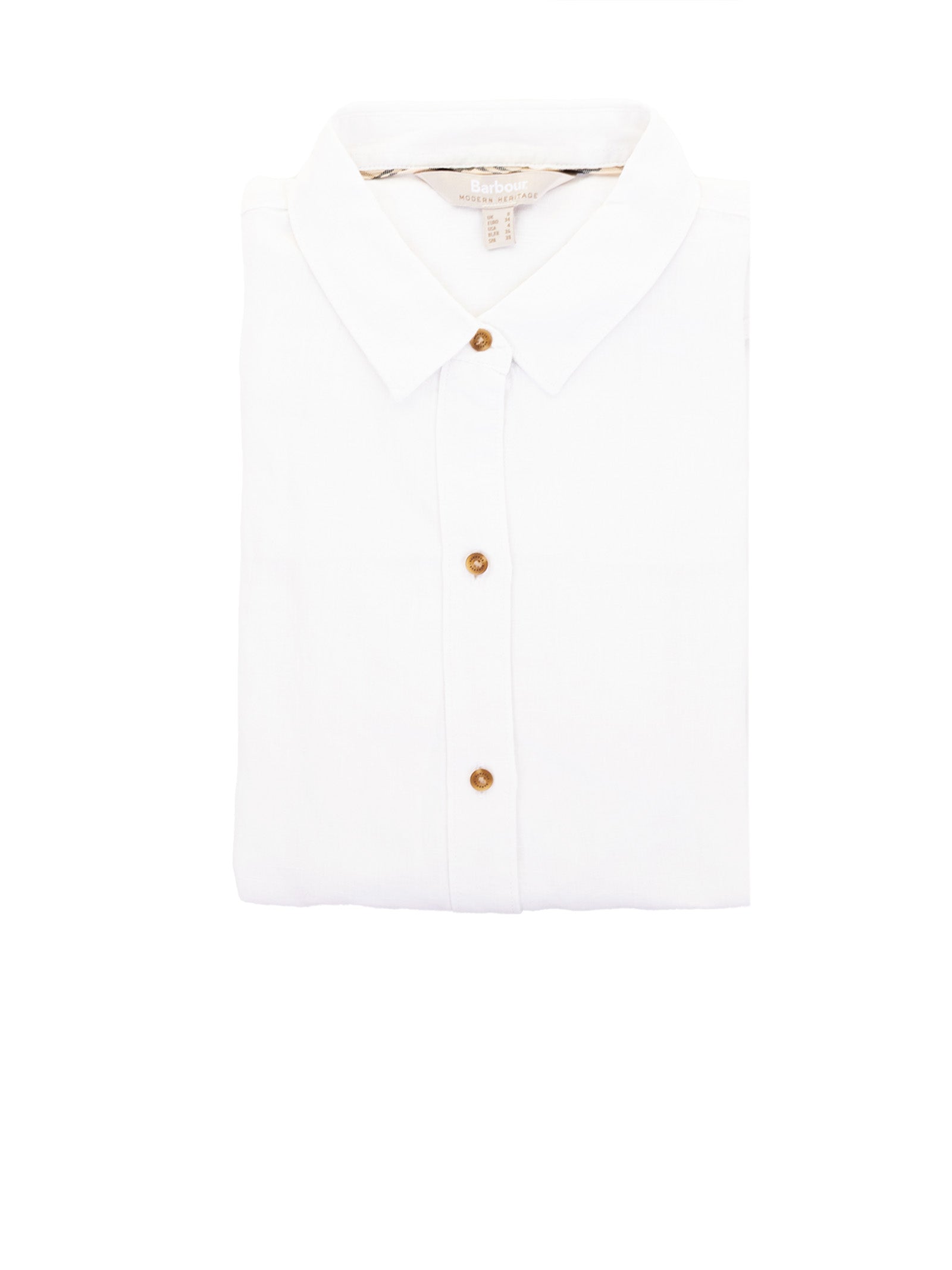 Barbour Shirts White/safari Dress Tartan