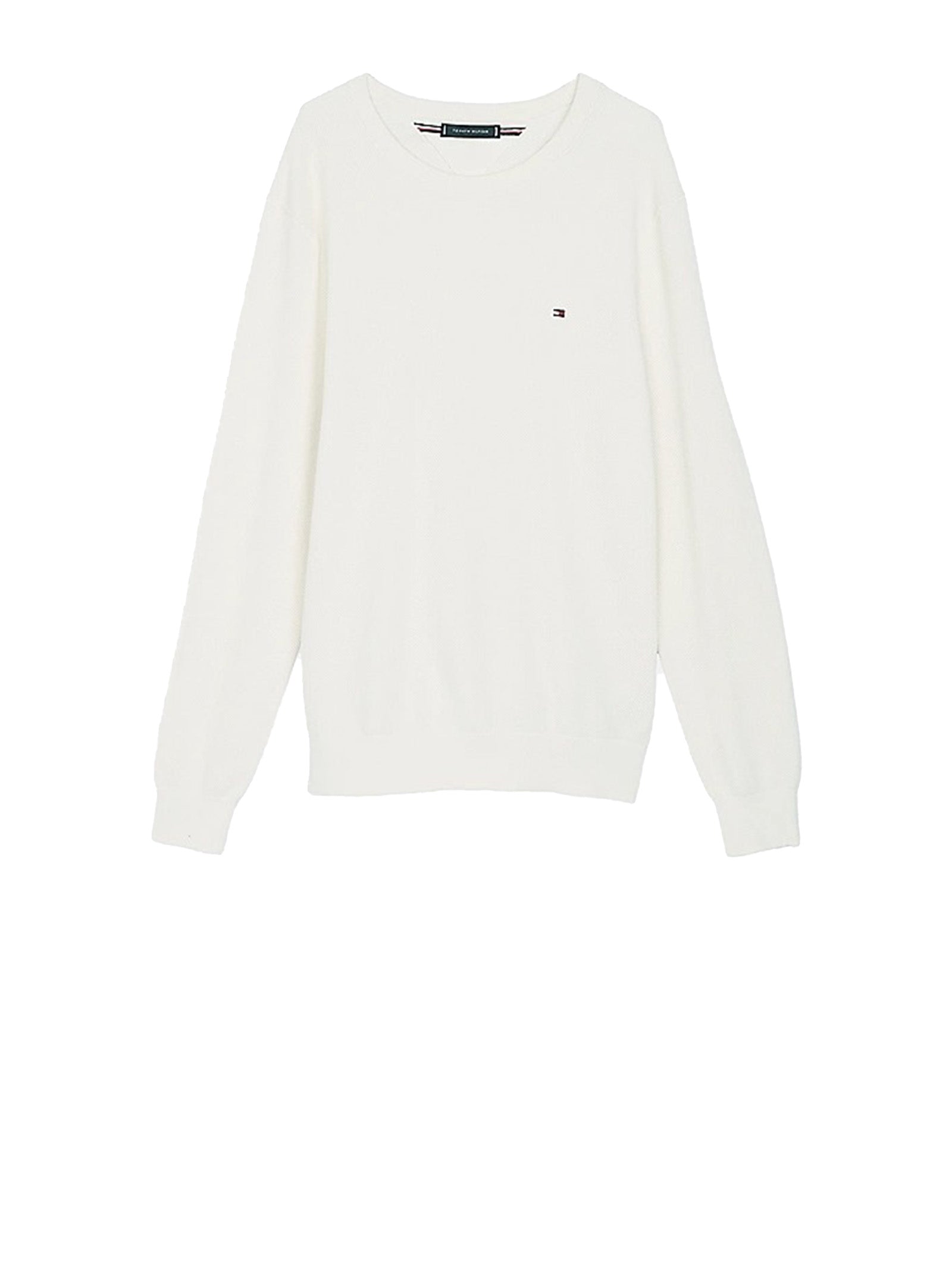 Tommy Hilfiger Sweaters Ivory Petal Regenerative Cotton ()