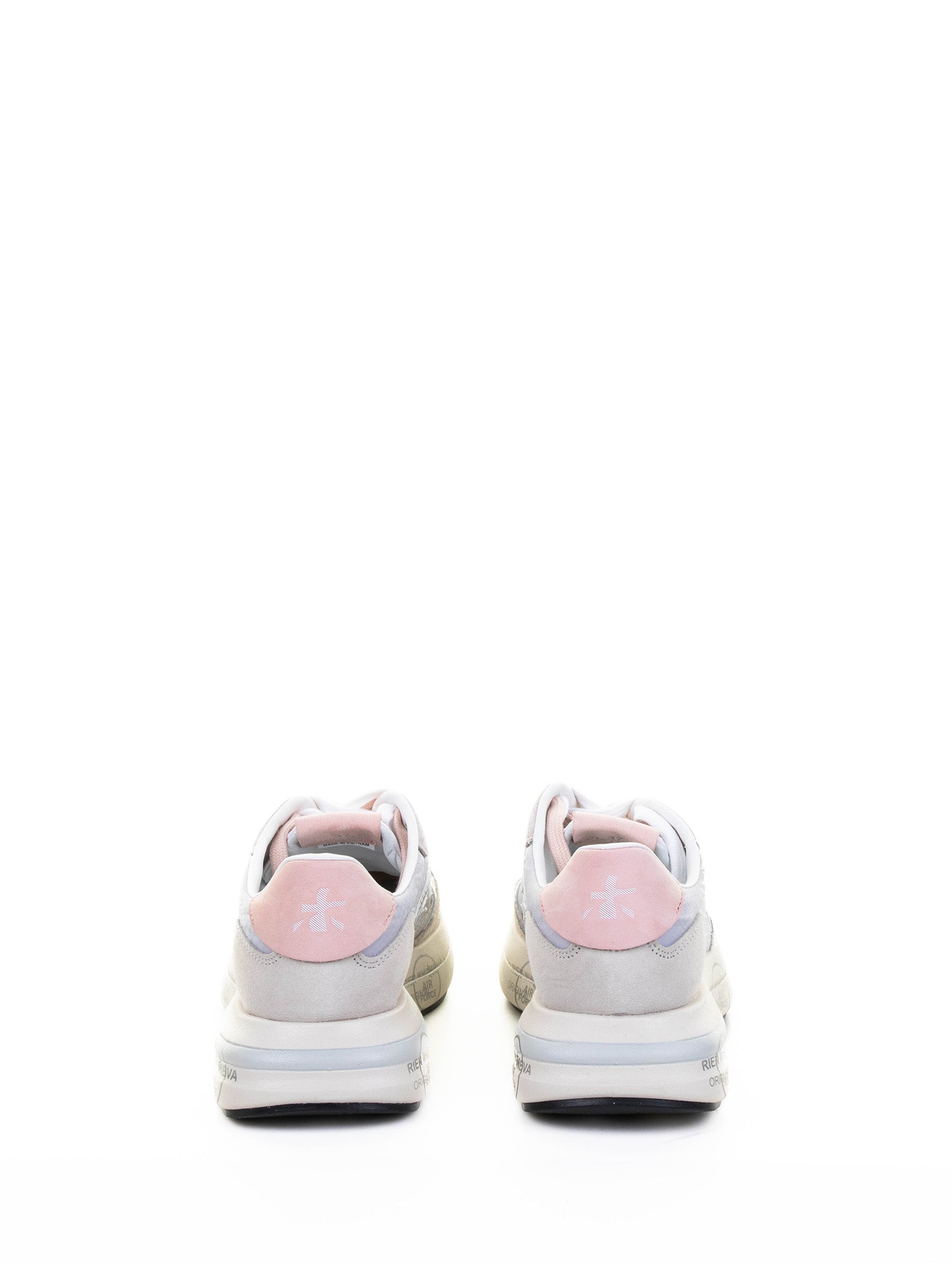 Premiata Sneakers Beige Silver Suede