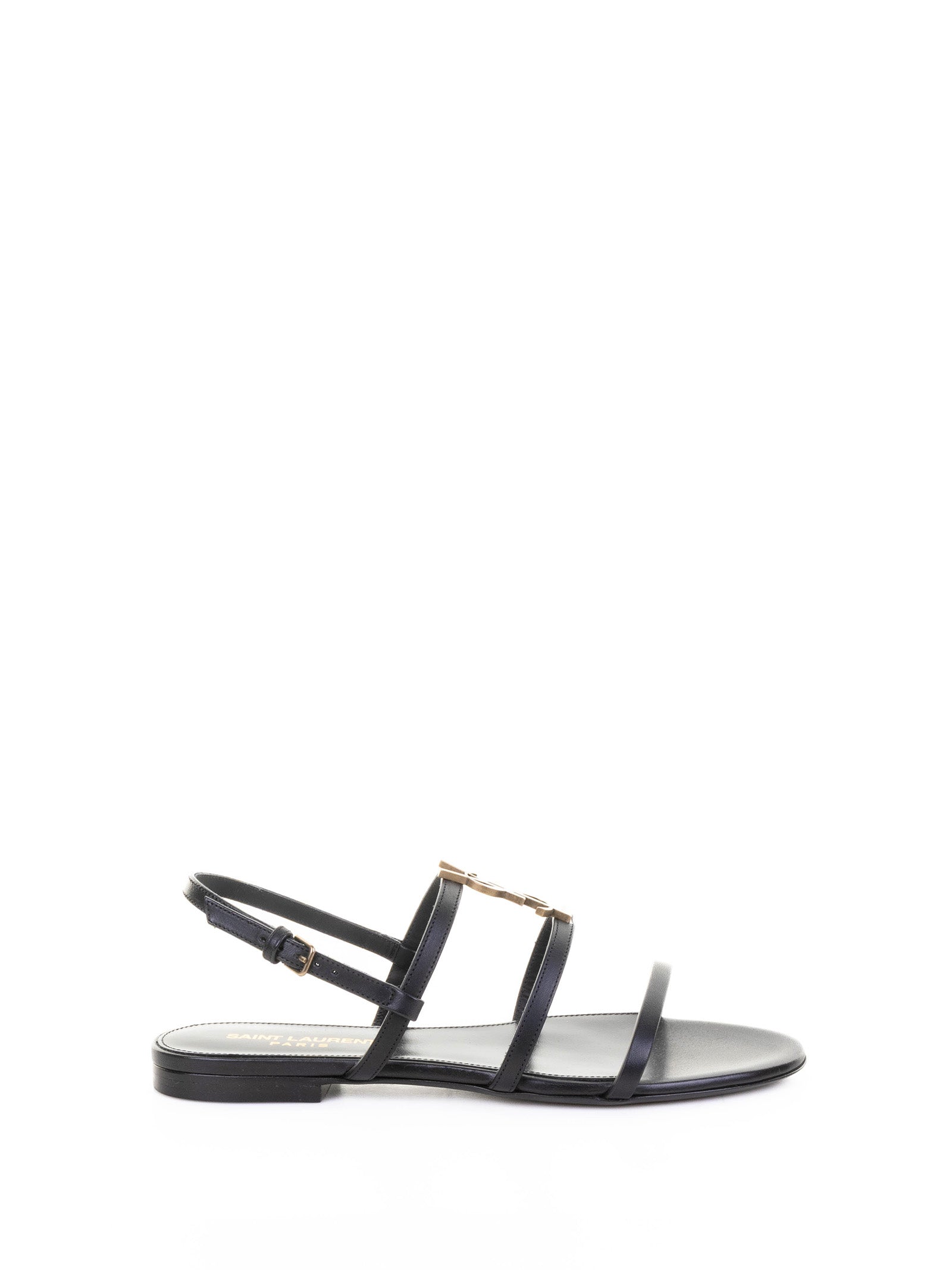 Saint Laurent Sandals Black Leather