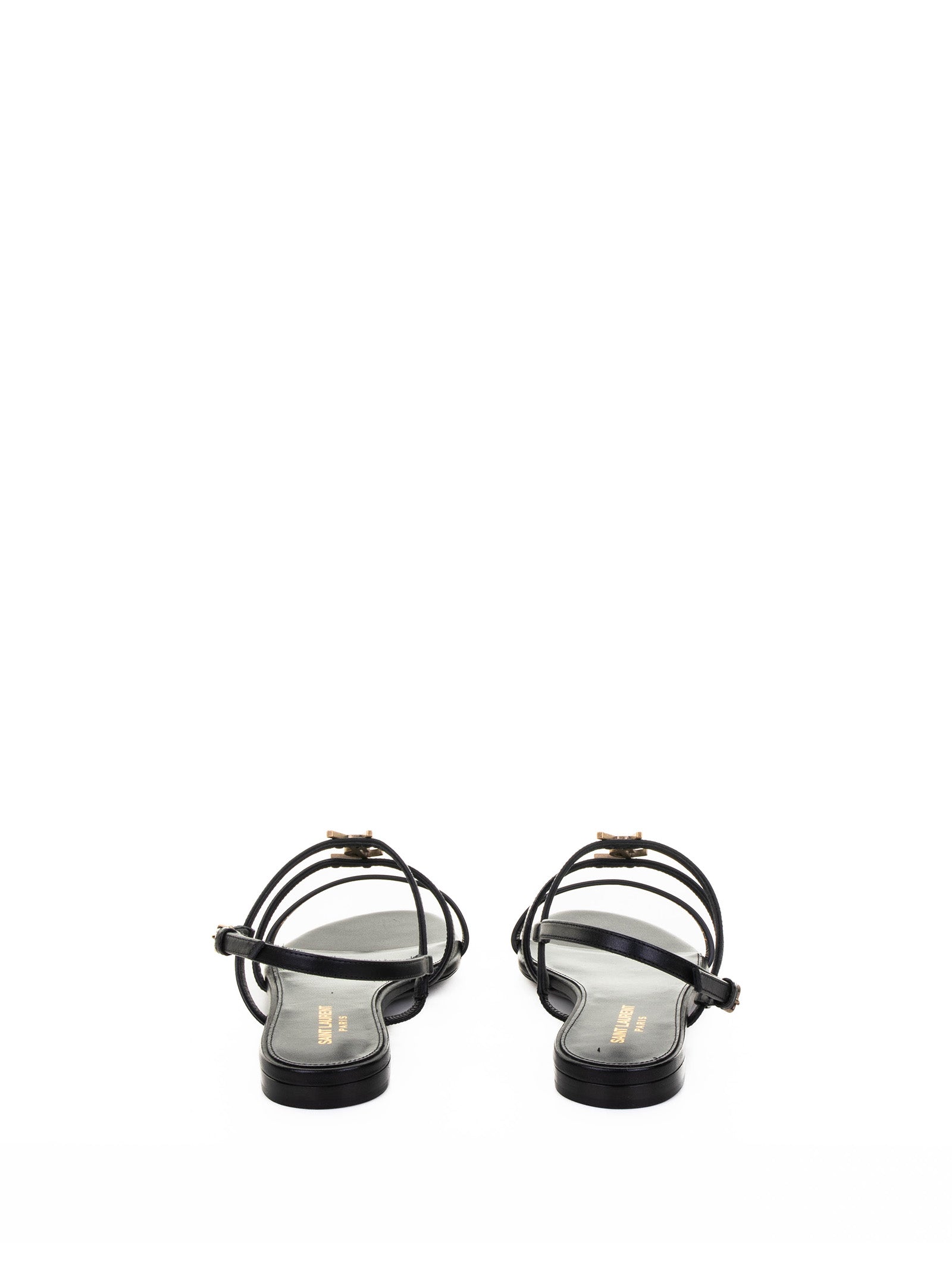 Saint Laurent Sandals Black Leather