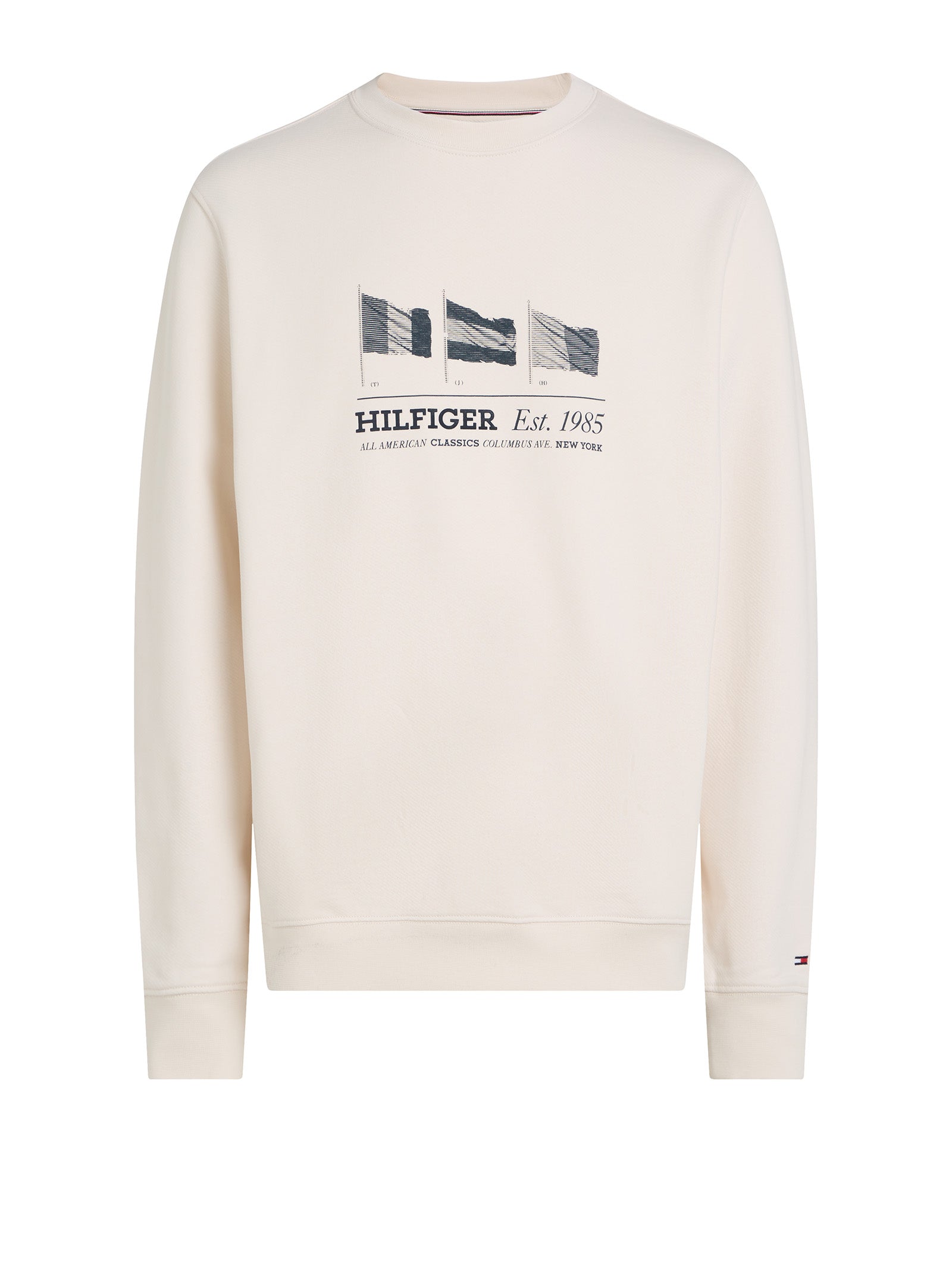 Tommy Hilfiger Sweaters Ivory Petal Regenerative Cotton ()