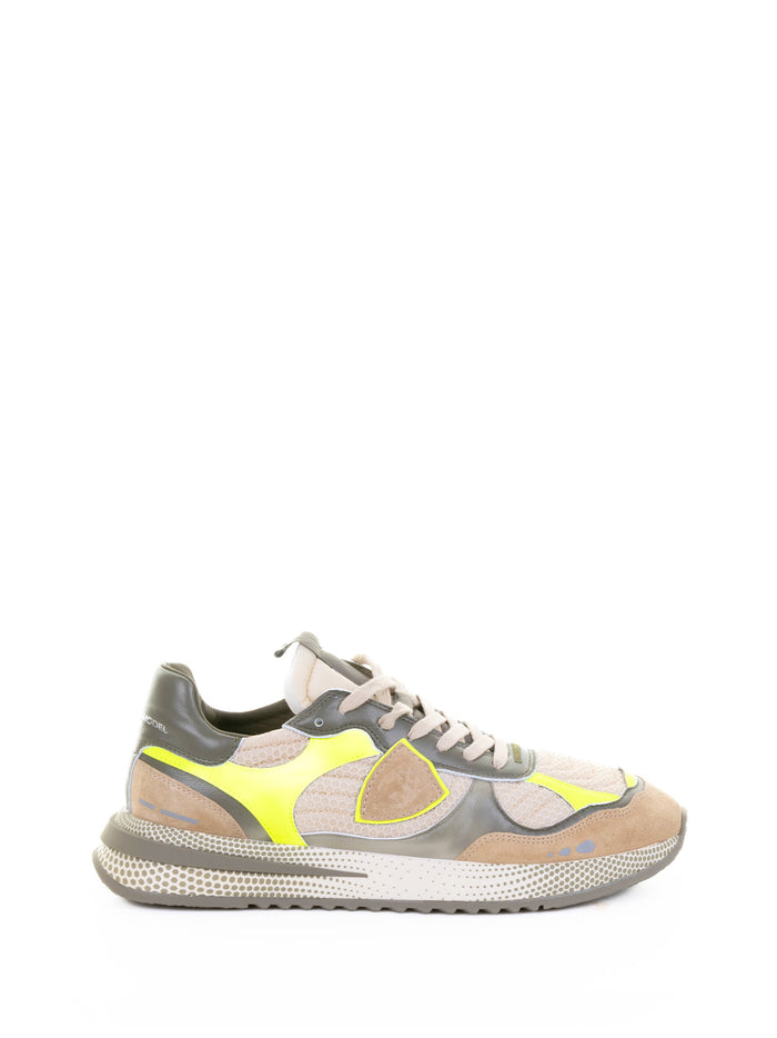 Philippe Model Sneakers Neon Militaire