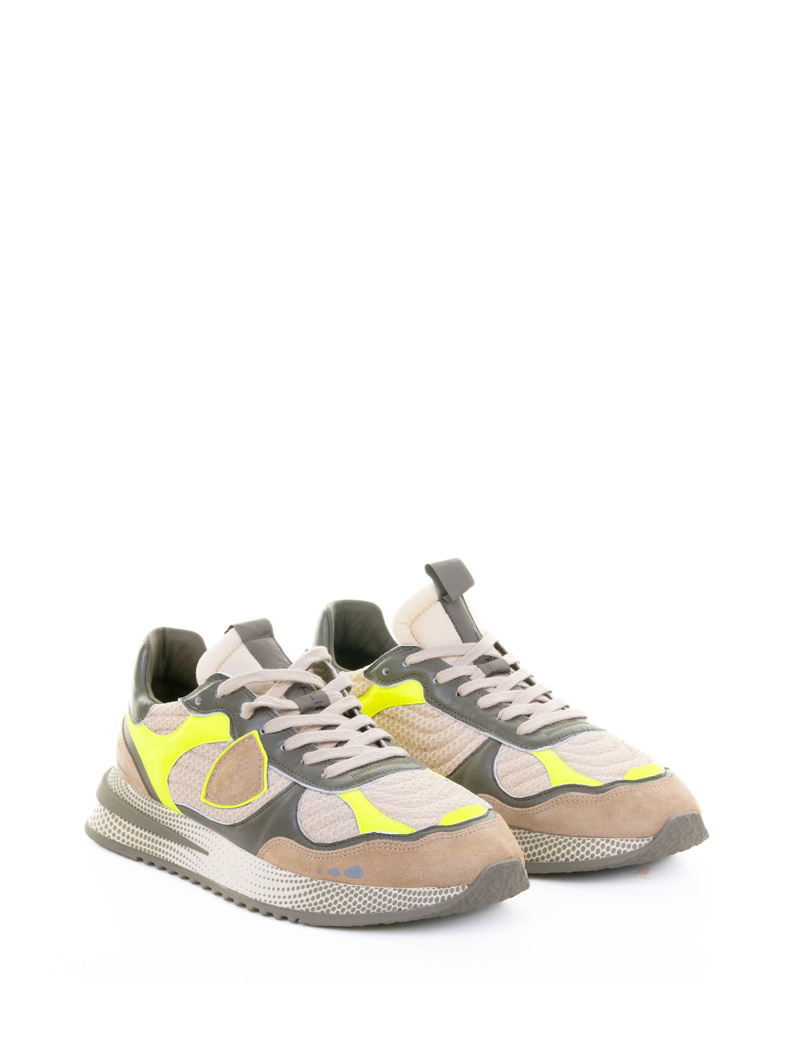Philippe Model Sneakers Neon Militaire