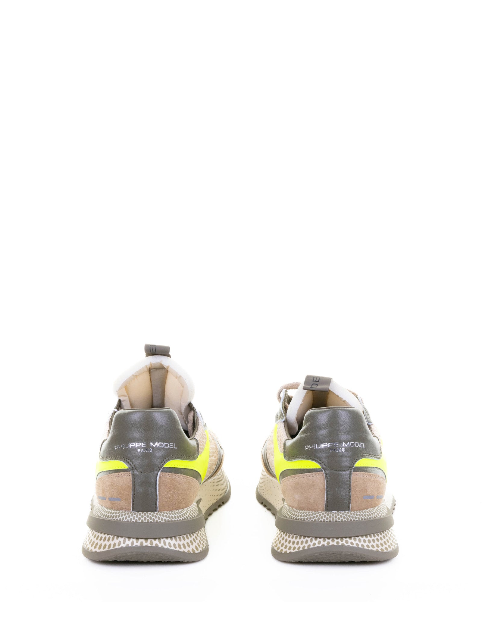Philippe Model Sneakers Neon Militaire