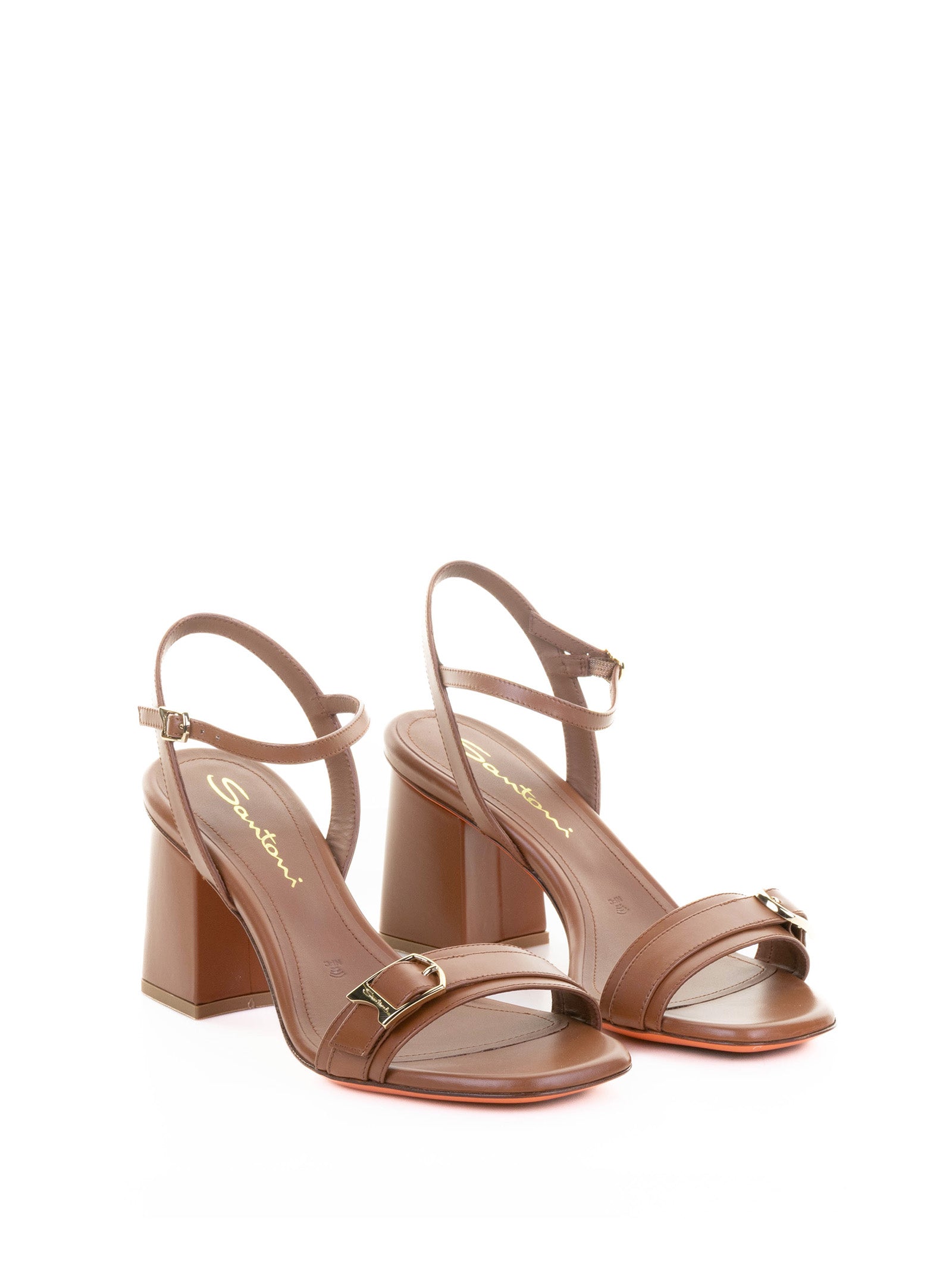 Santoni Sandals Brown Leather