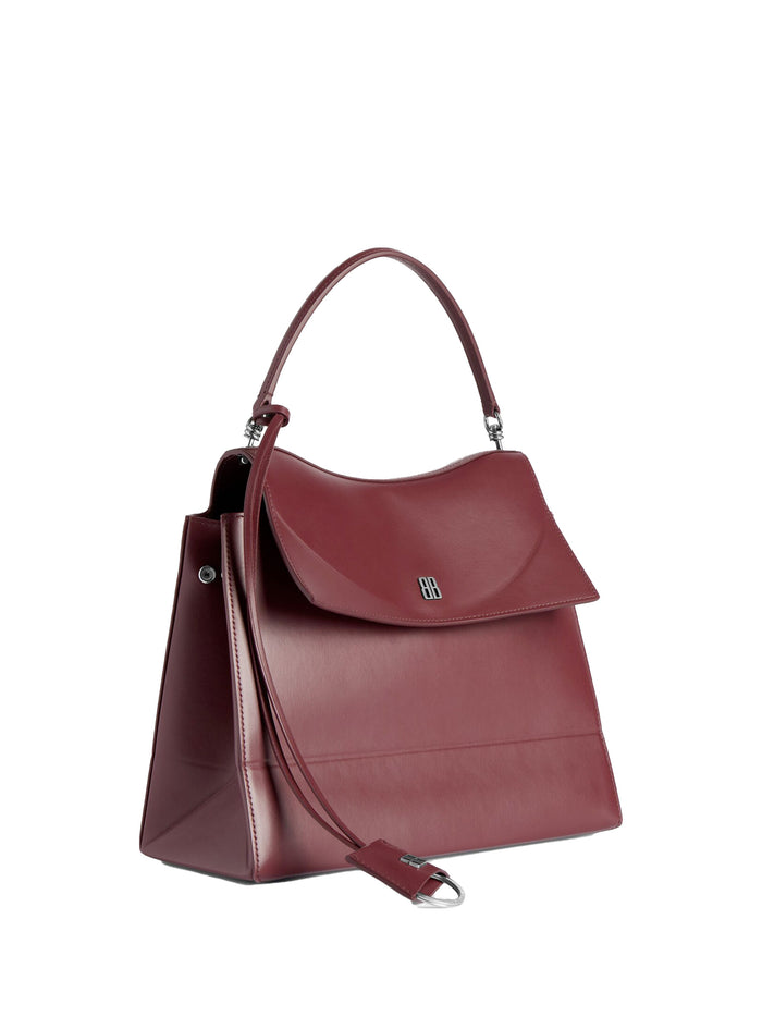 Balenciaga Bags Dark Burgundy Calf Leather