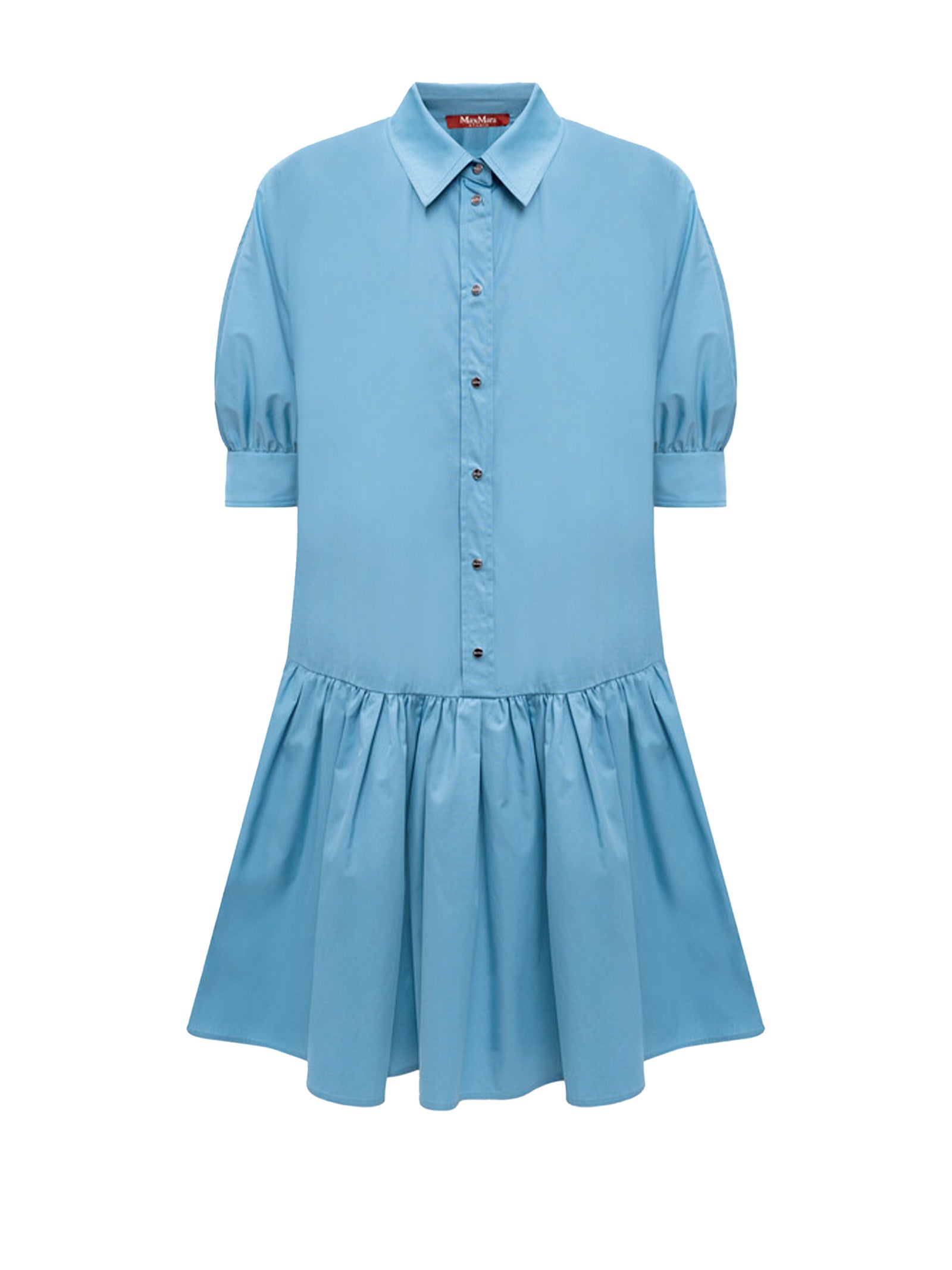 Max Mara Studio Dresses Clear Blue Popeline