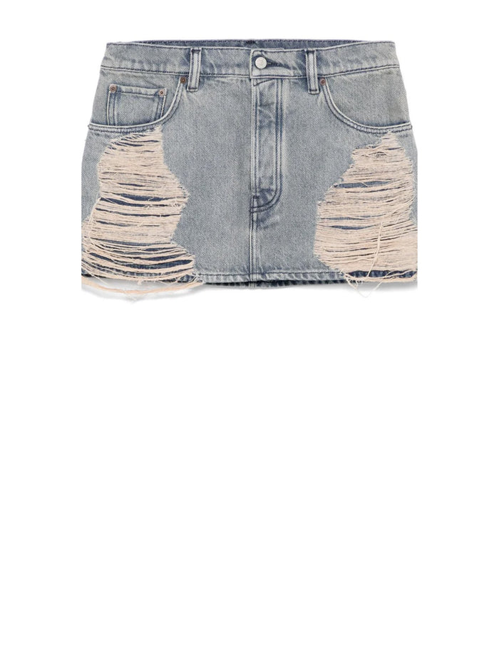 Acne Skirts Mid Blue