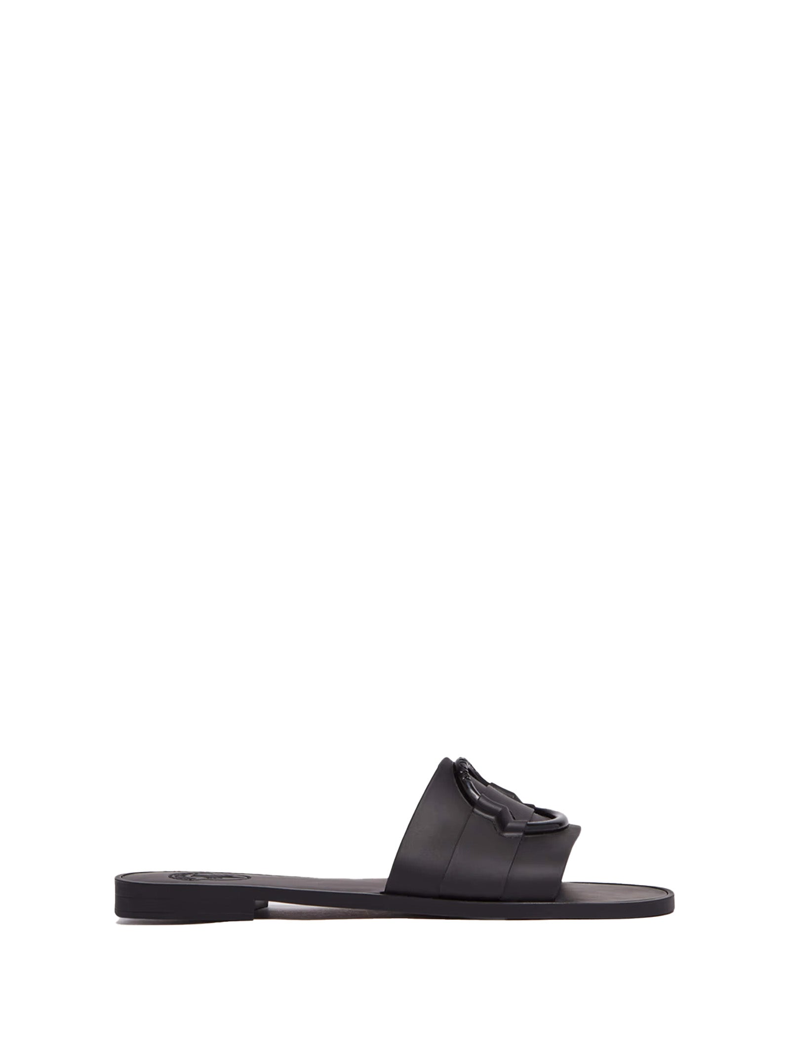 Moncler Sandals Black Rubber