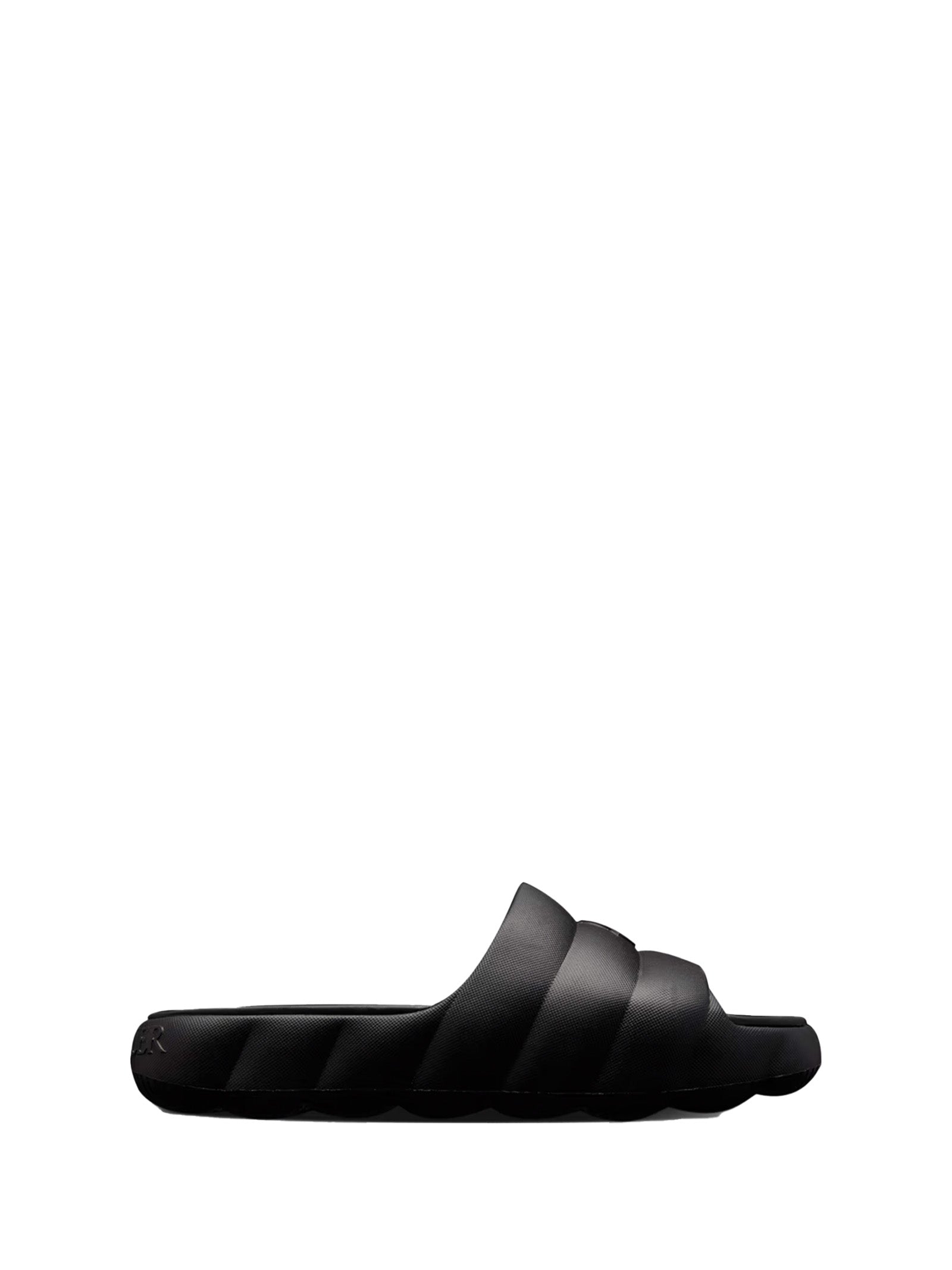 Moncler Sandals Black Rubber
