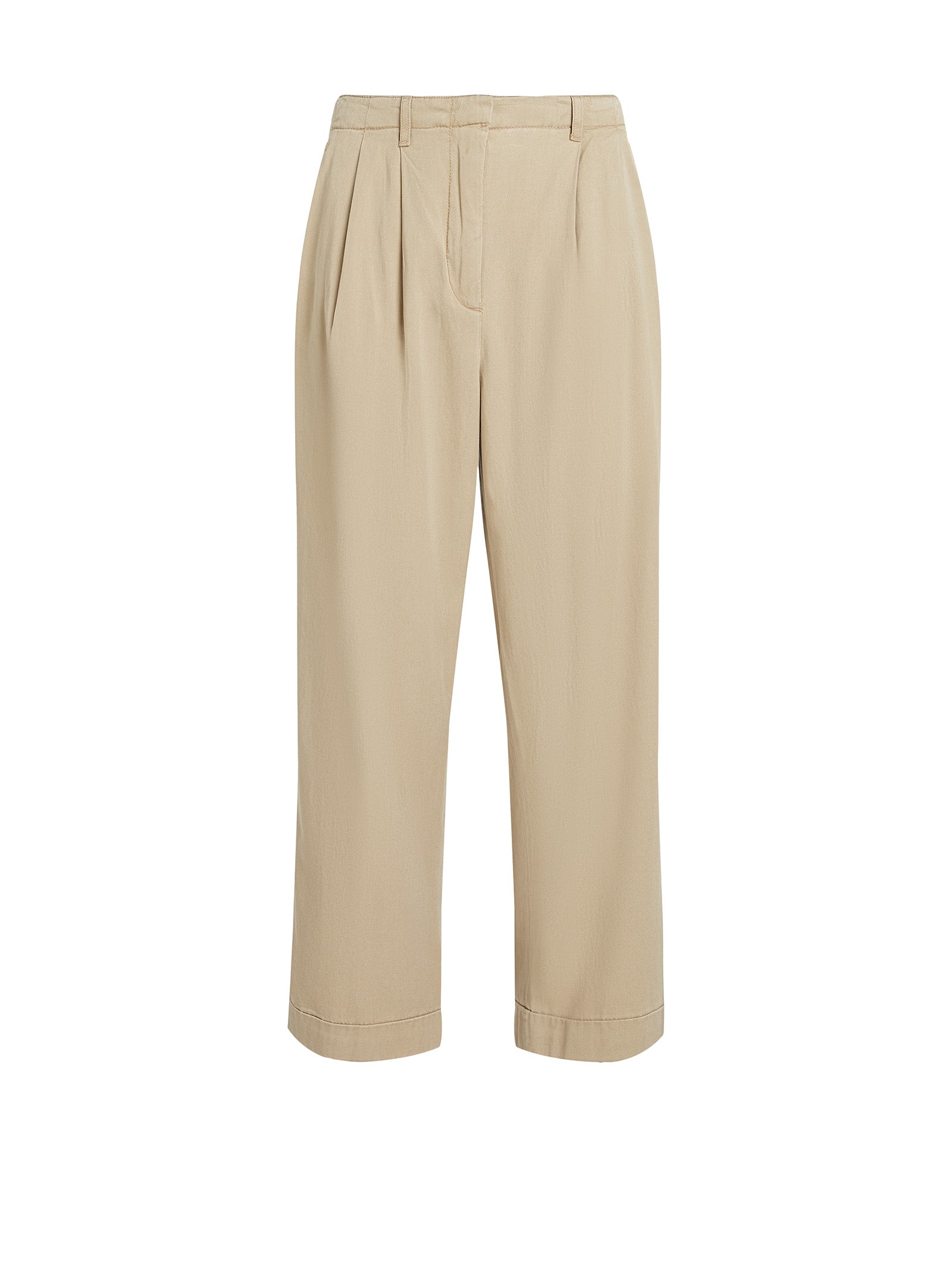 Tommy Hilfiger Trousers Beige Sustainable Lyocell ()