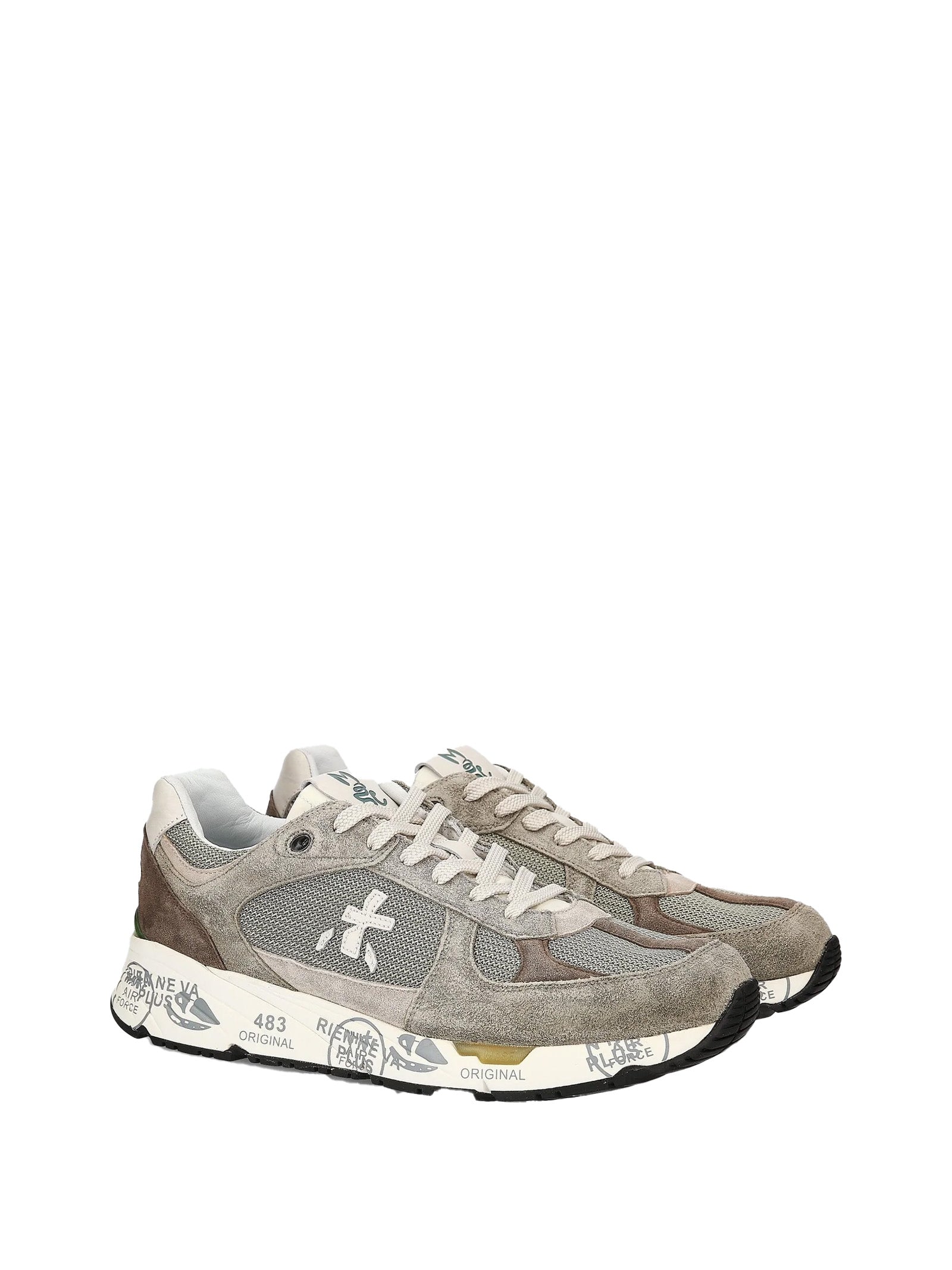 Premiata Sneakers Green Pelle