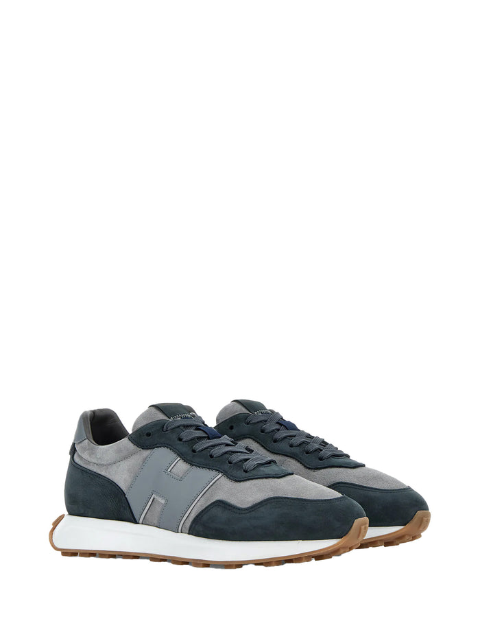 Hogan Sneakers Grey / Navy Leather