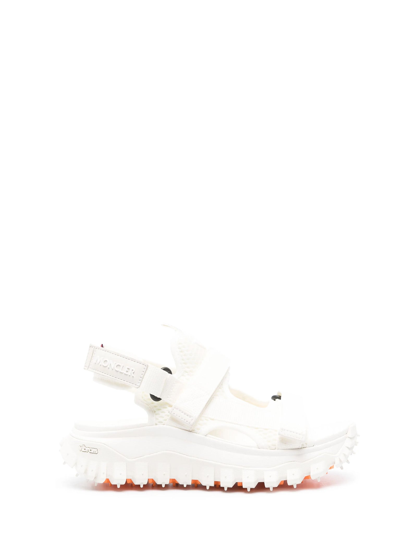 Moncler Sandals White Leather