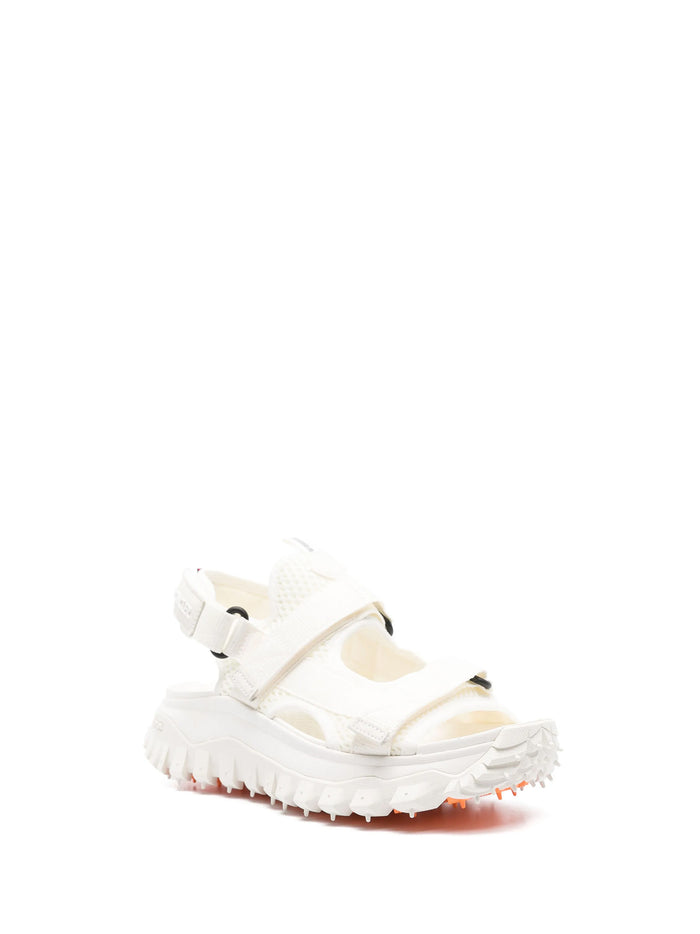 Moncler Sandals White Leather