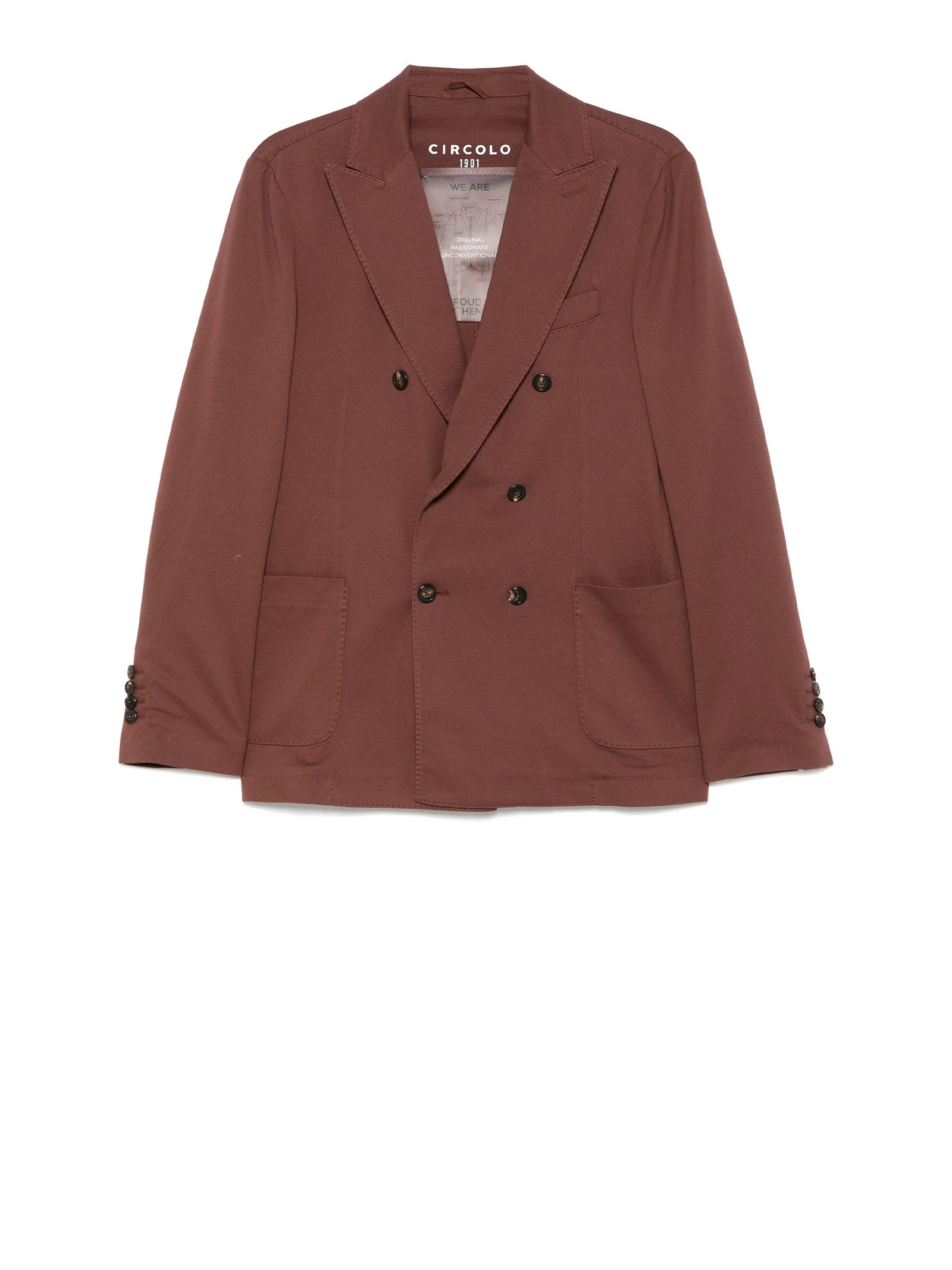Circolo 1901 Jackets Reddish Brown