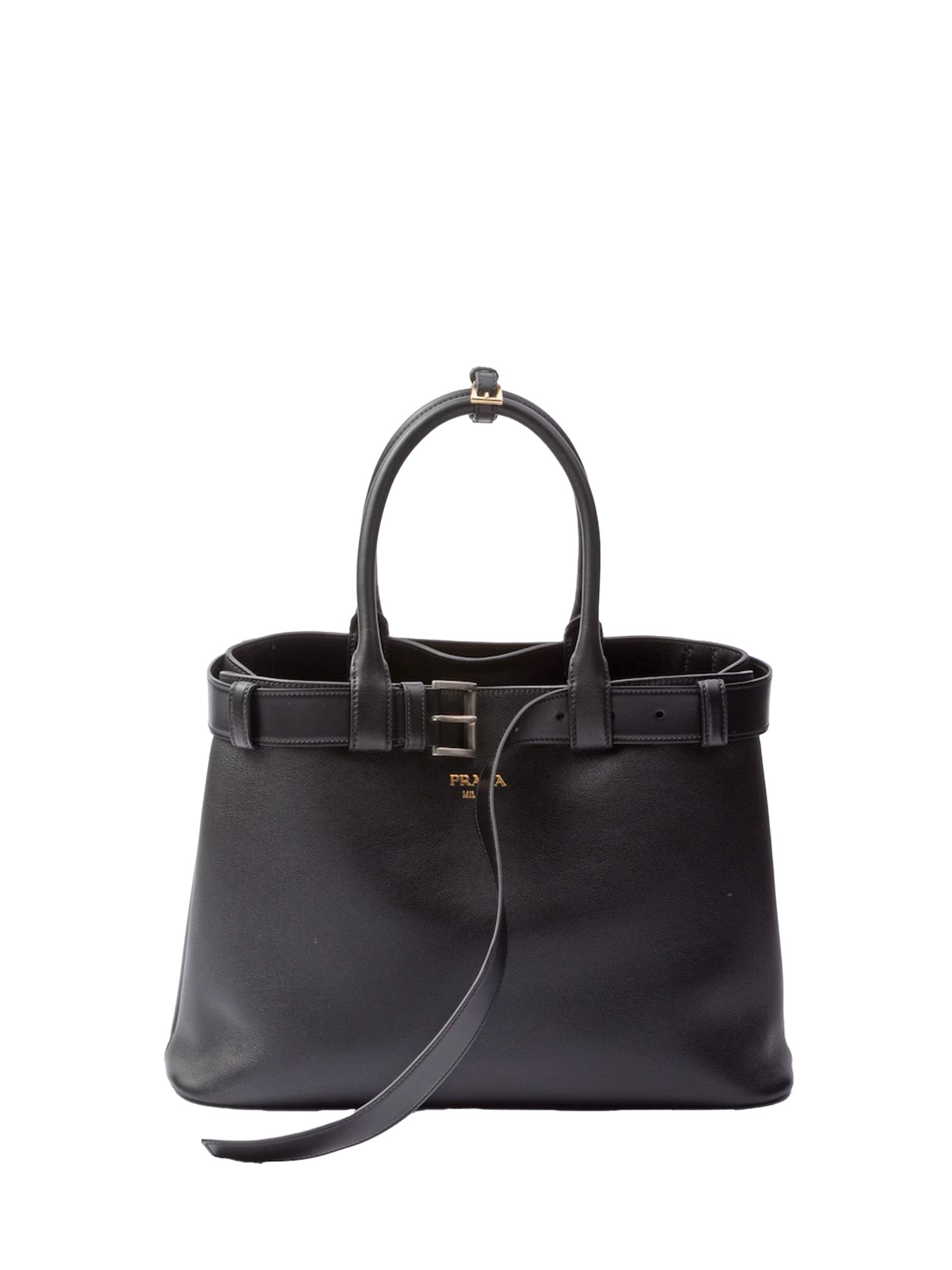 Prada Bags Black Calf Leather