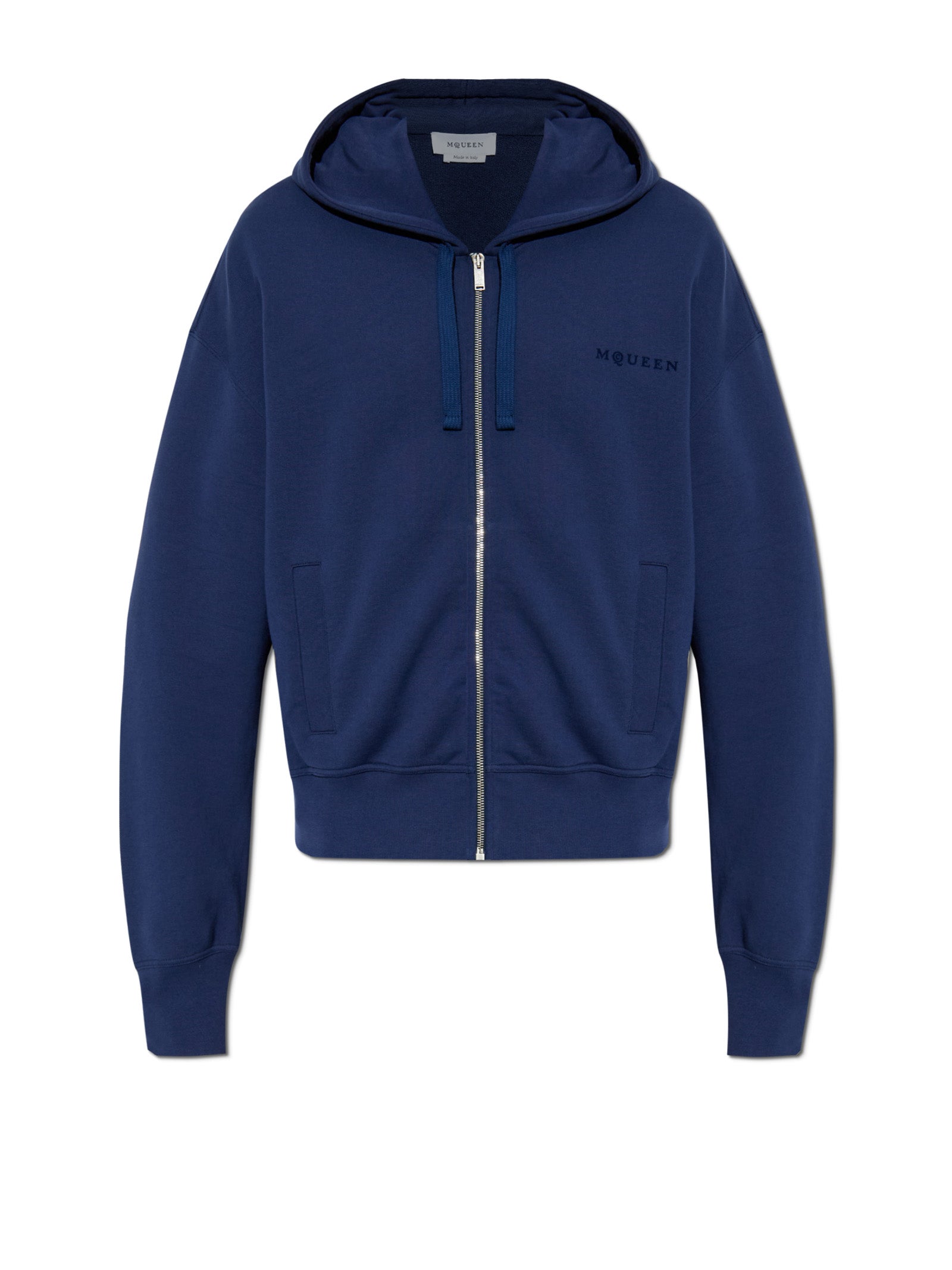 Alexander Mcqueen Sweaters Midnight Blue Tonal
