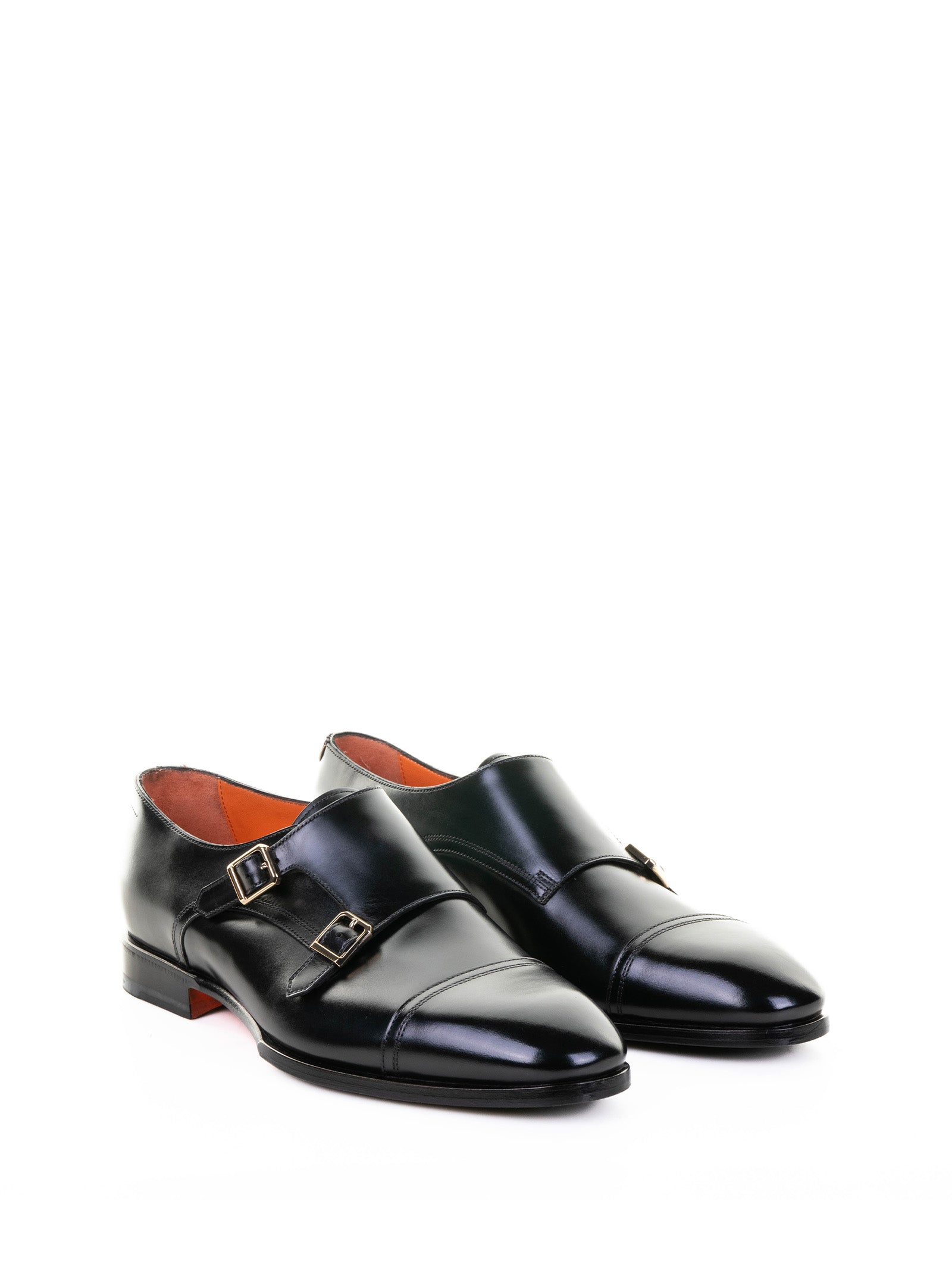 Santoni Boots Black Rubber Calf