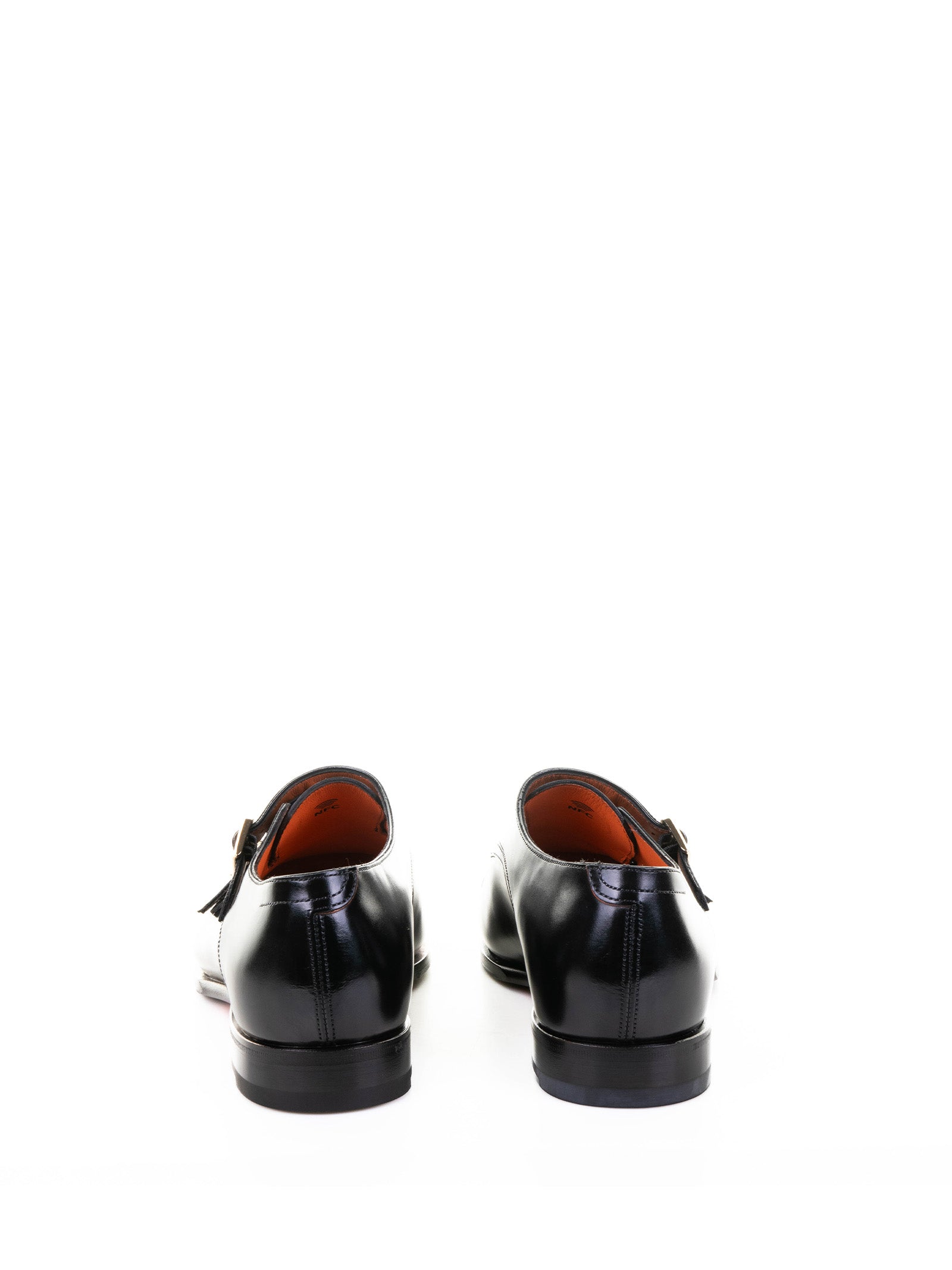Santoni Boots Black Rubber Calf