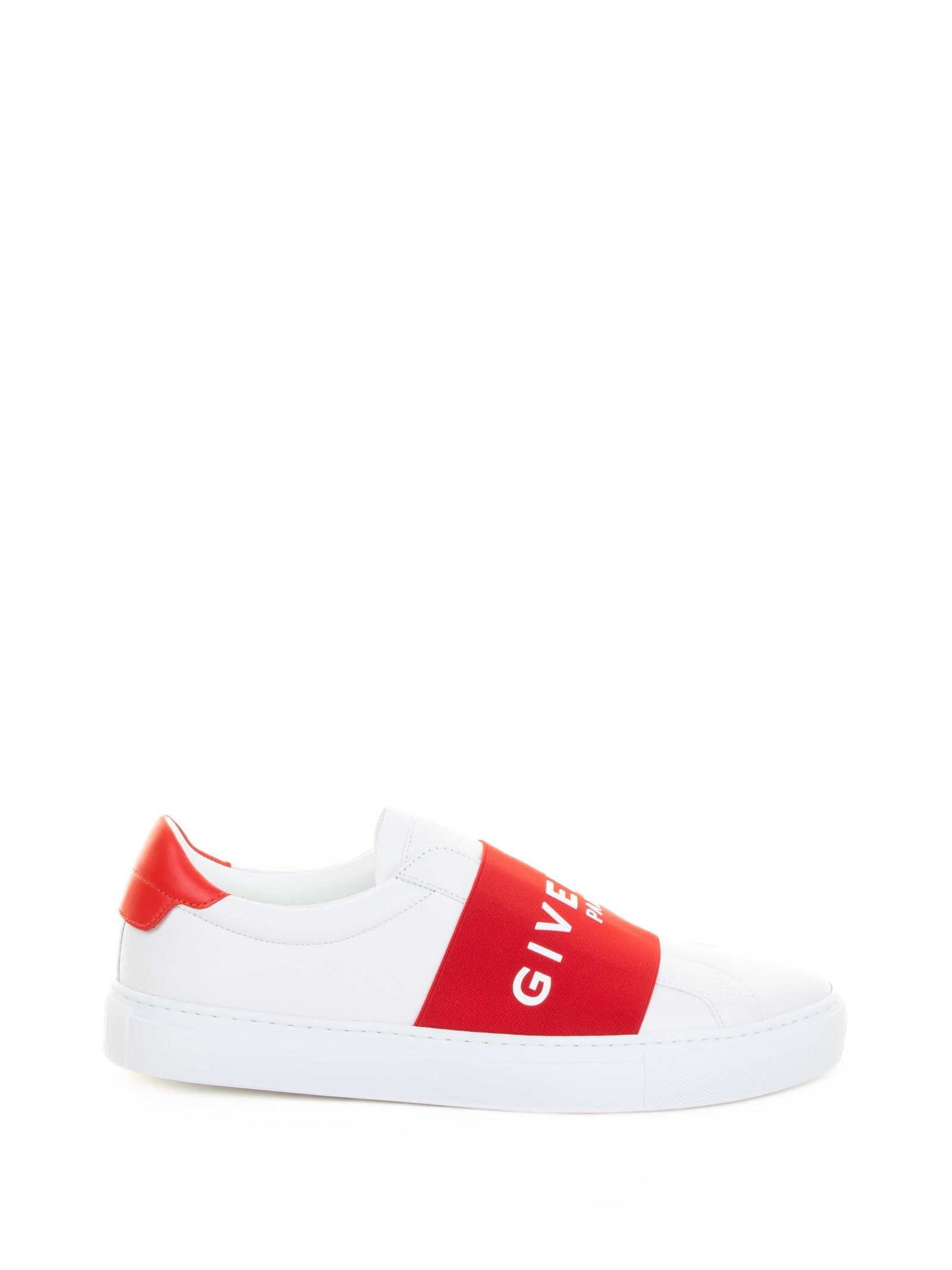 Givenchy Sneakers White Red Calf Leather