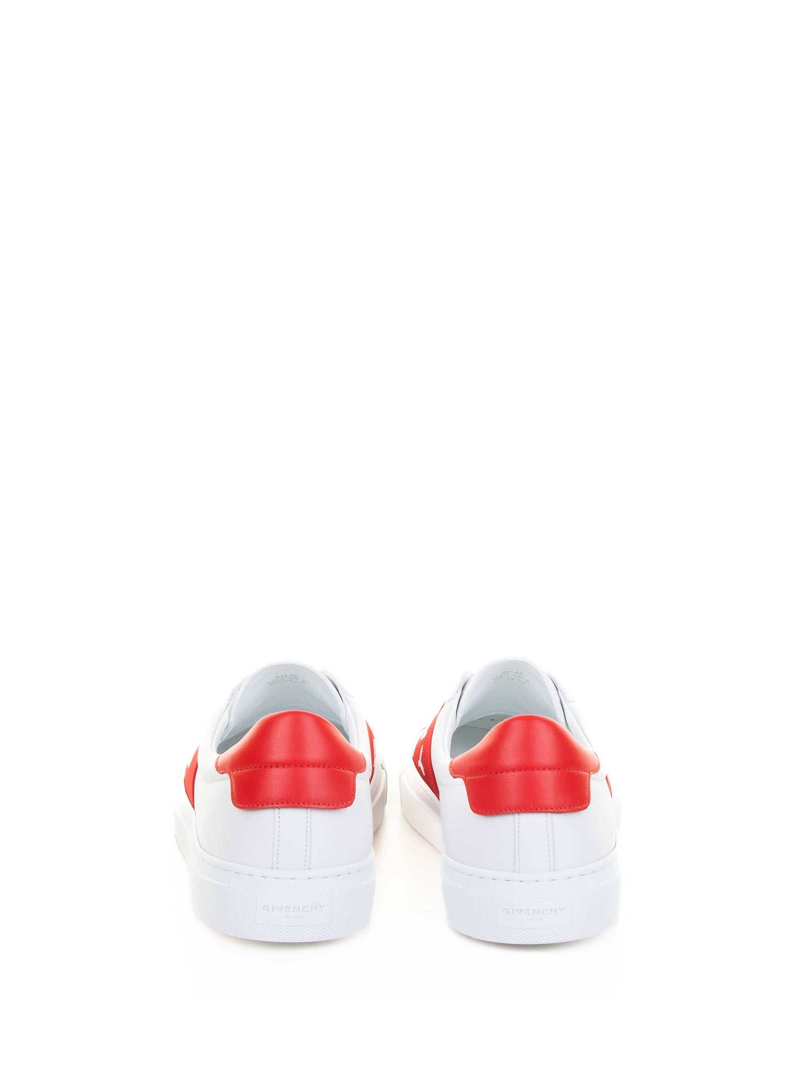 Givenchy Sneakers White Red Calf Leather