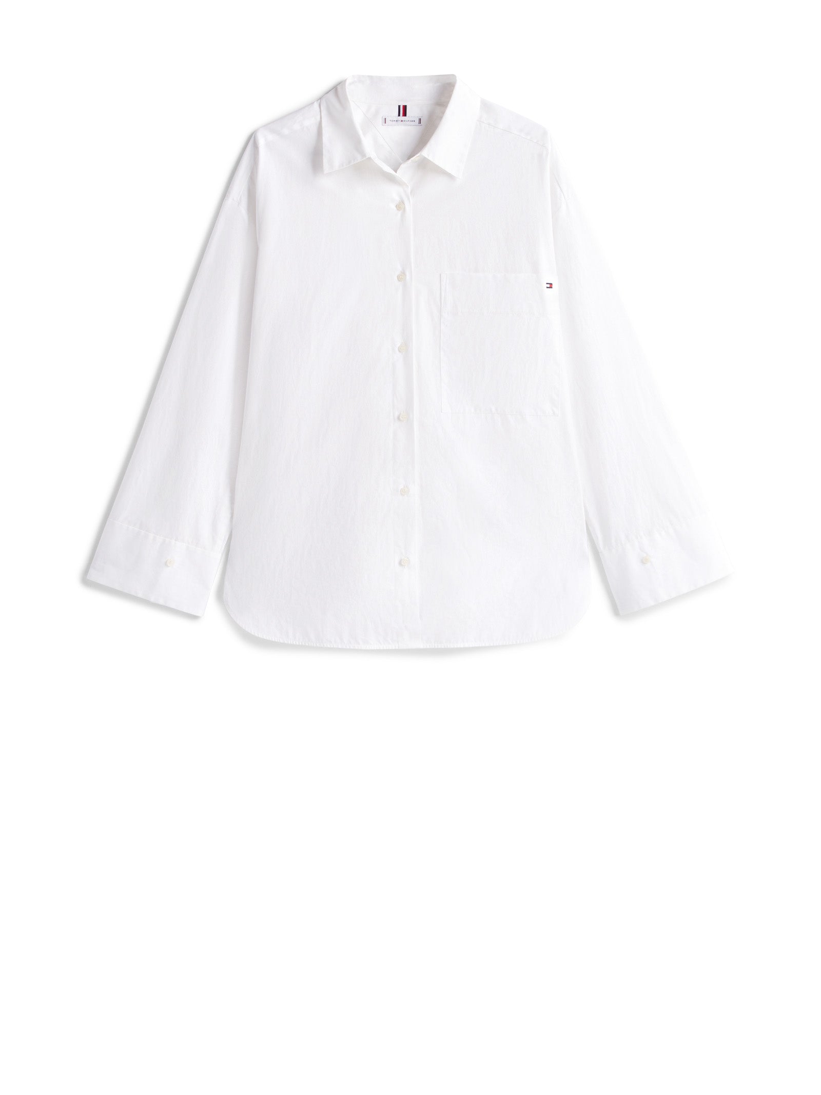 Tommy Hilfiger Shirts Optic White Organic Cotton ()