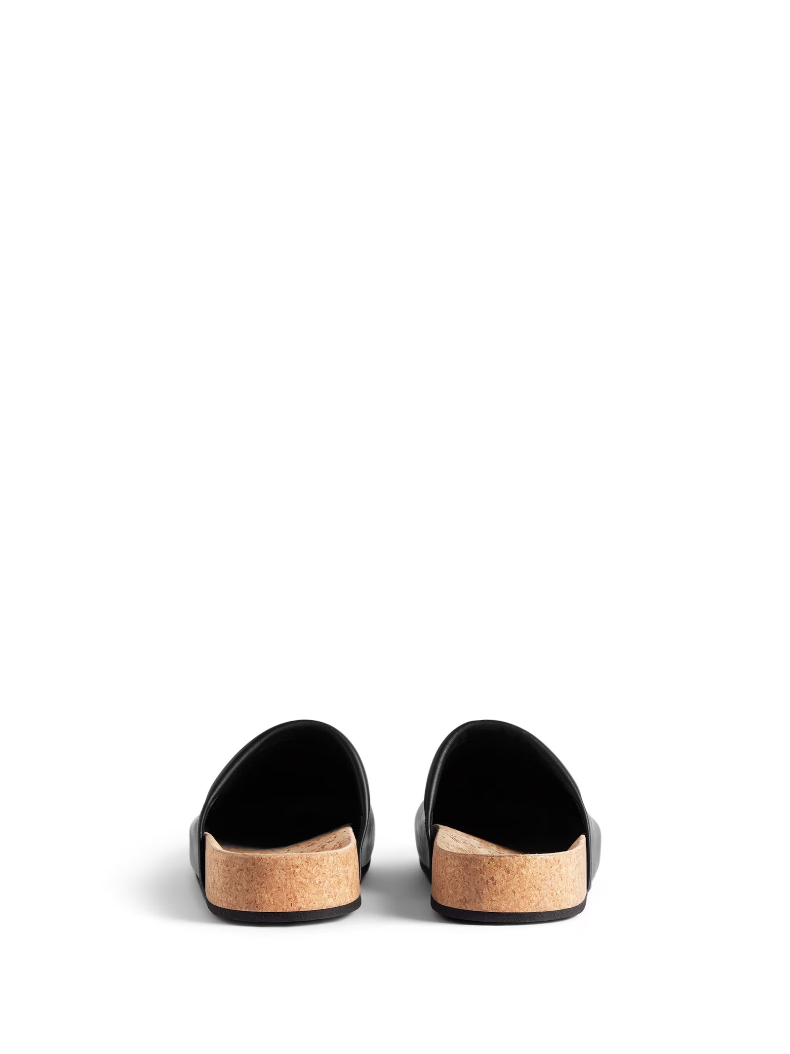 Balenciaga Sandals Black Calf Skin