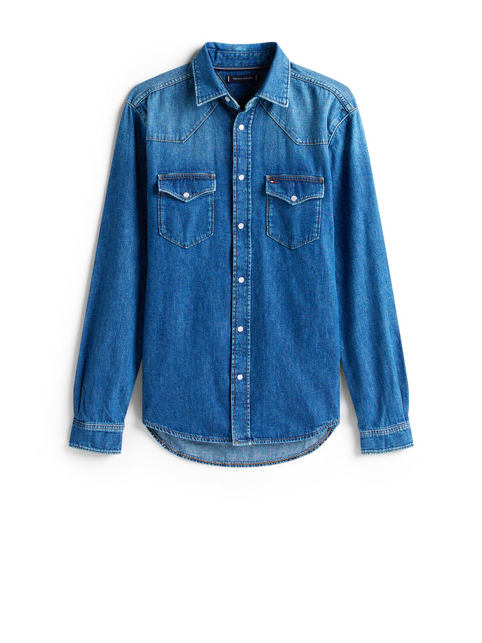 Tommy Hilfiger Shirts Noah Indigo Better Cotton Initiative ()