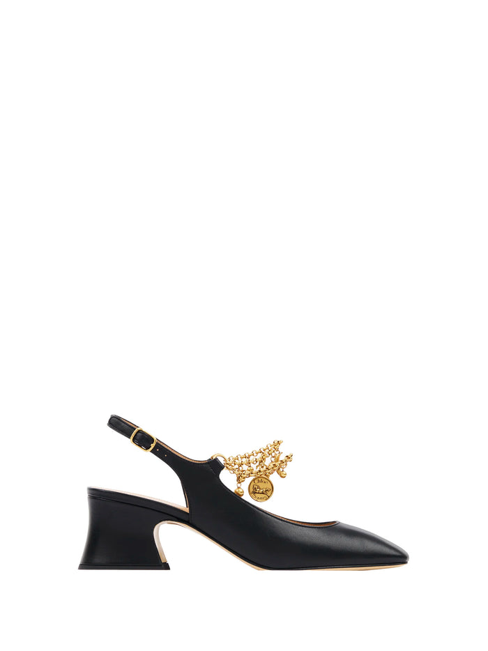 Chloè Sandals Black Leather