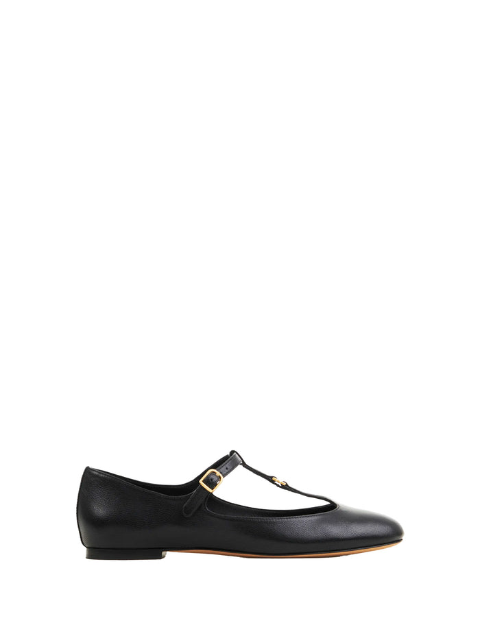 Chloè Flat Shoes Black Leather