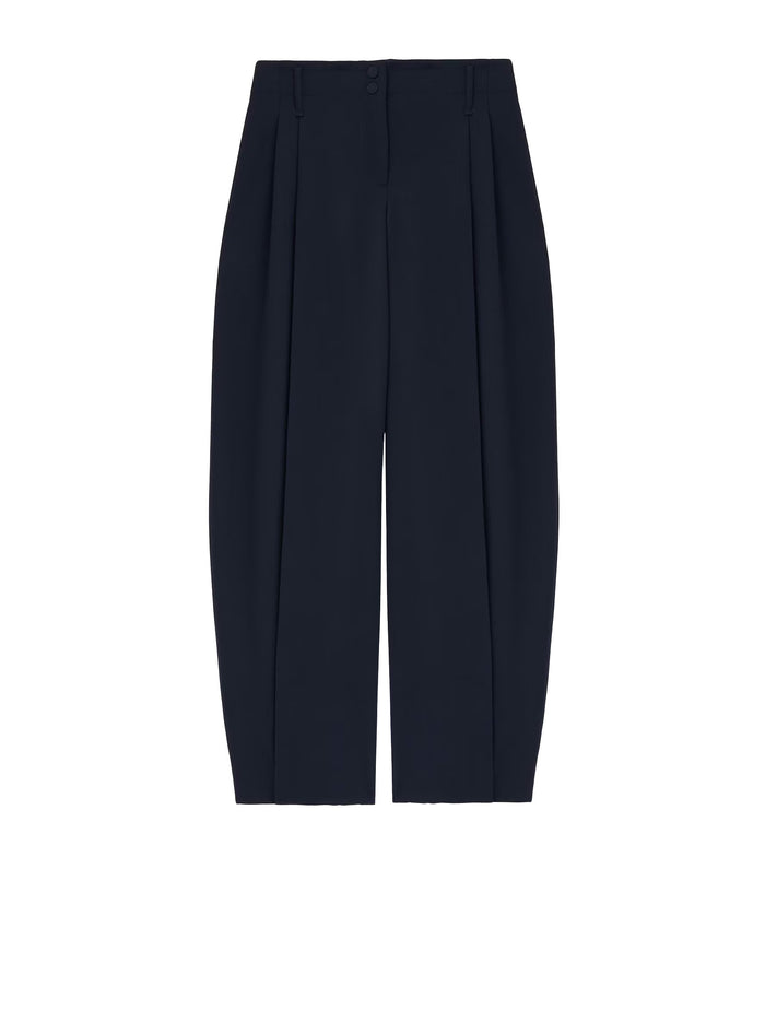 Alexander Mcqueen Trousers Blue Wool