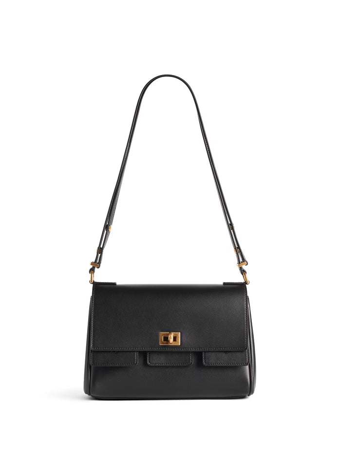 Balenciaga Bags Black Calf Leather