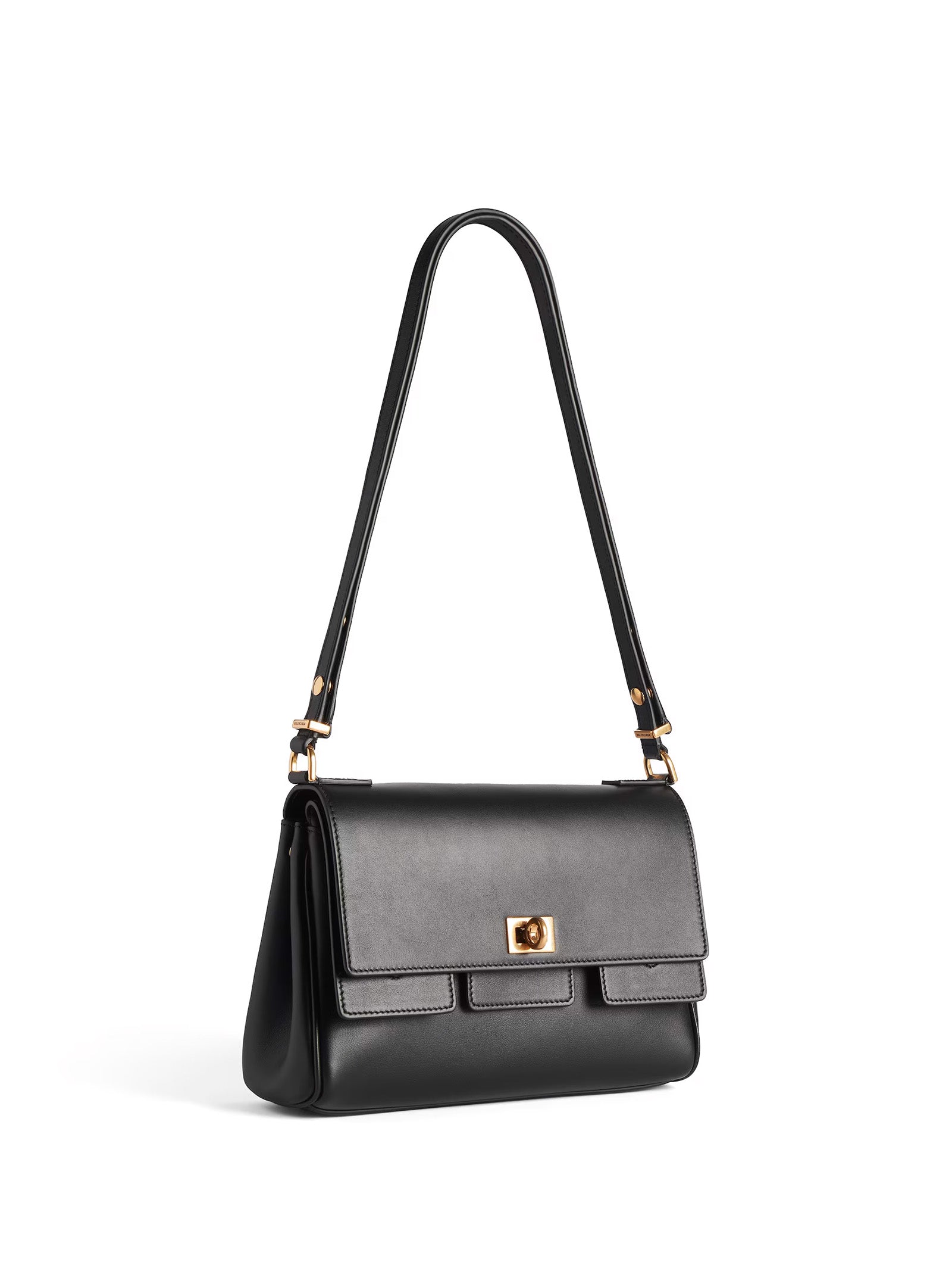 Balenciaga Bags Black Calf Leather